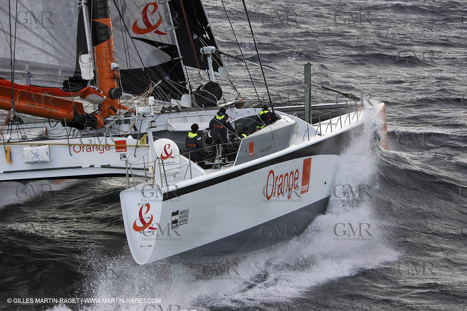 Orange II - 2004 Mediterranée Record - Start off Marseilles