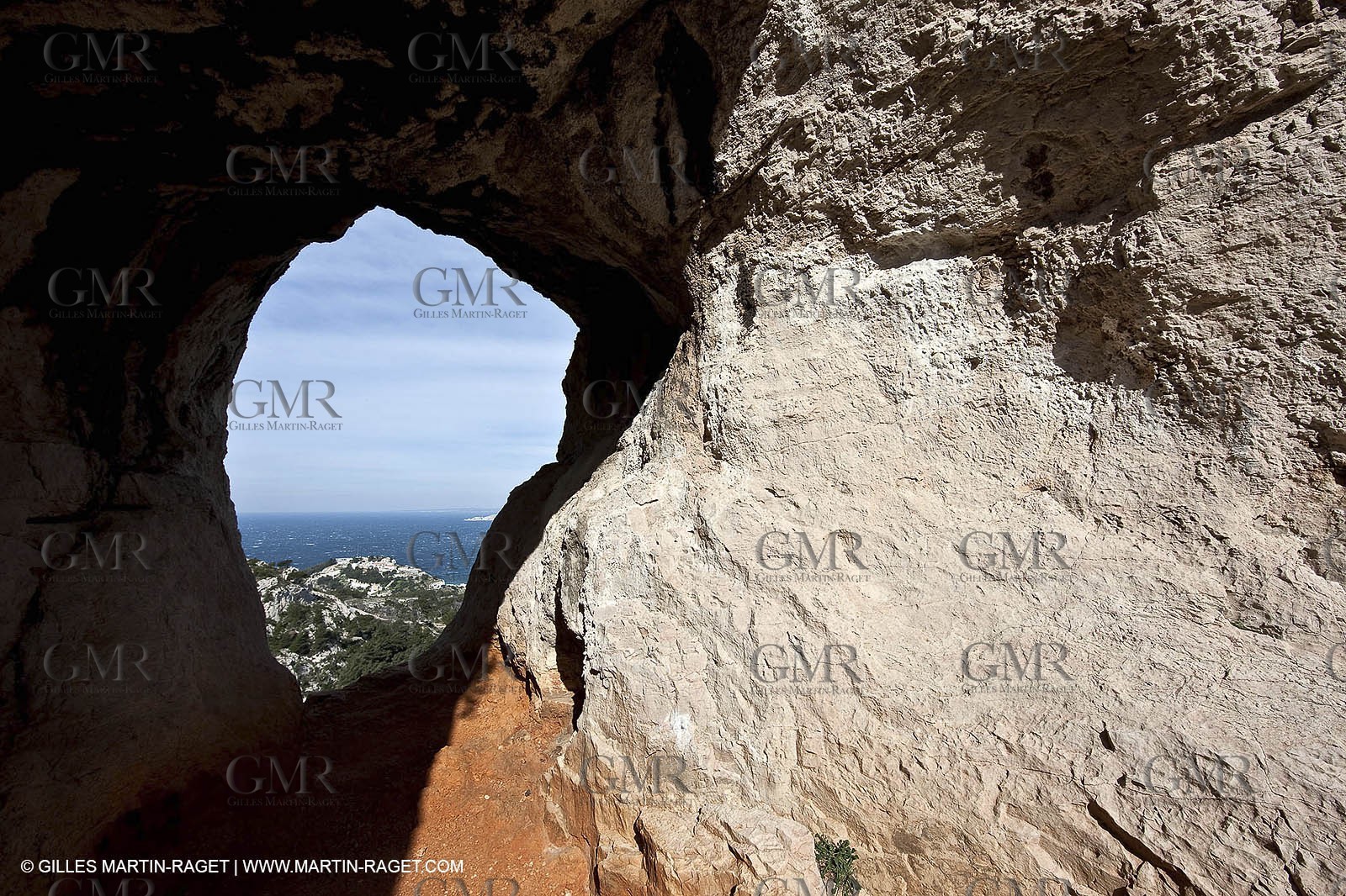 25 03 2009 - Marseille (FRA, 13) - Les Calanques - Massif de Marseilleveyre - La Roche Percée