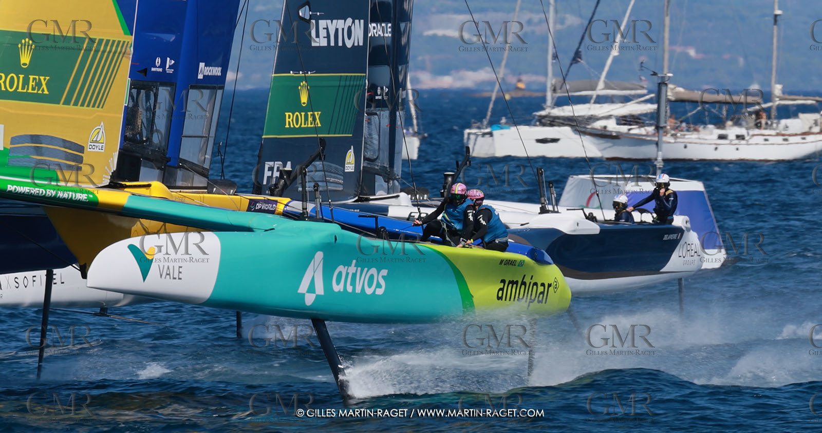 10 09 2025, Saint-Tropez,(FRA), Rockwool SailGP France Saint-Tropez, Race Day 1