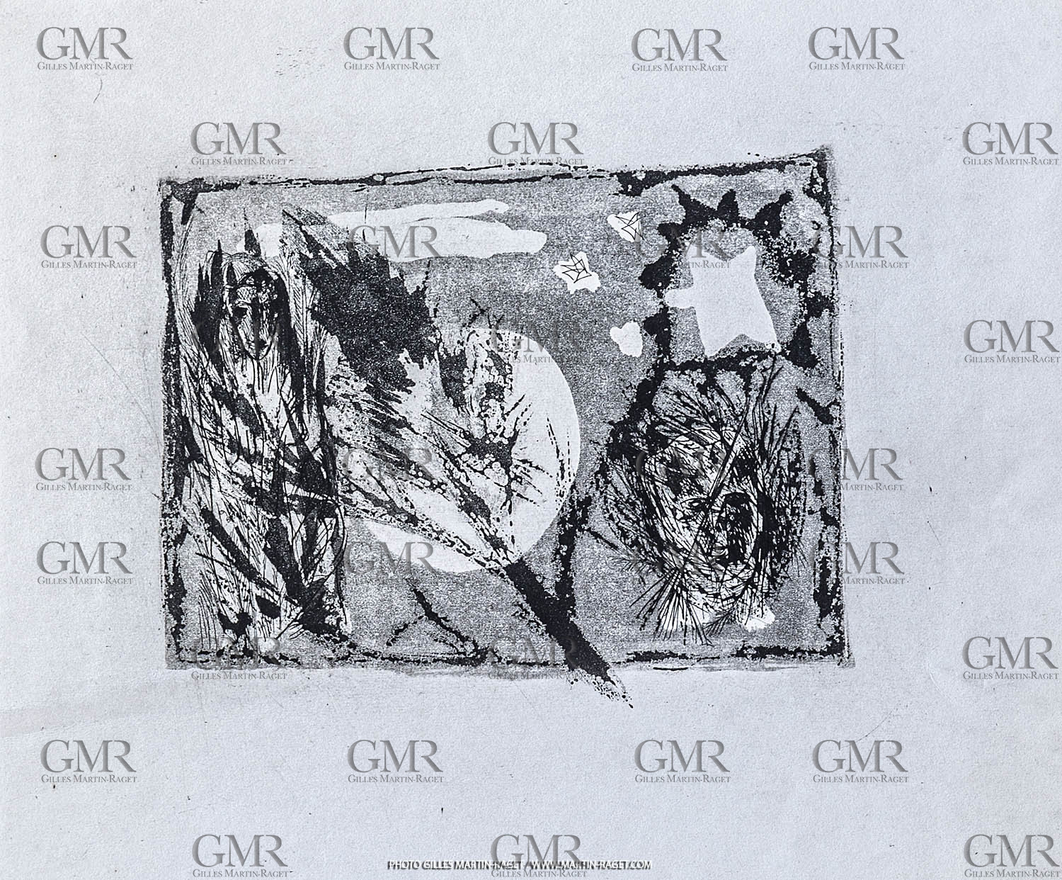 12 07 2020, St Rémy de Provence (FRA, 13) Oeuvre Germaine Richier, gravure