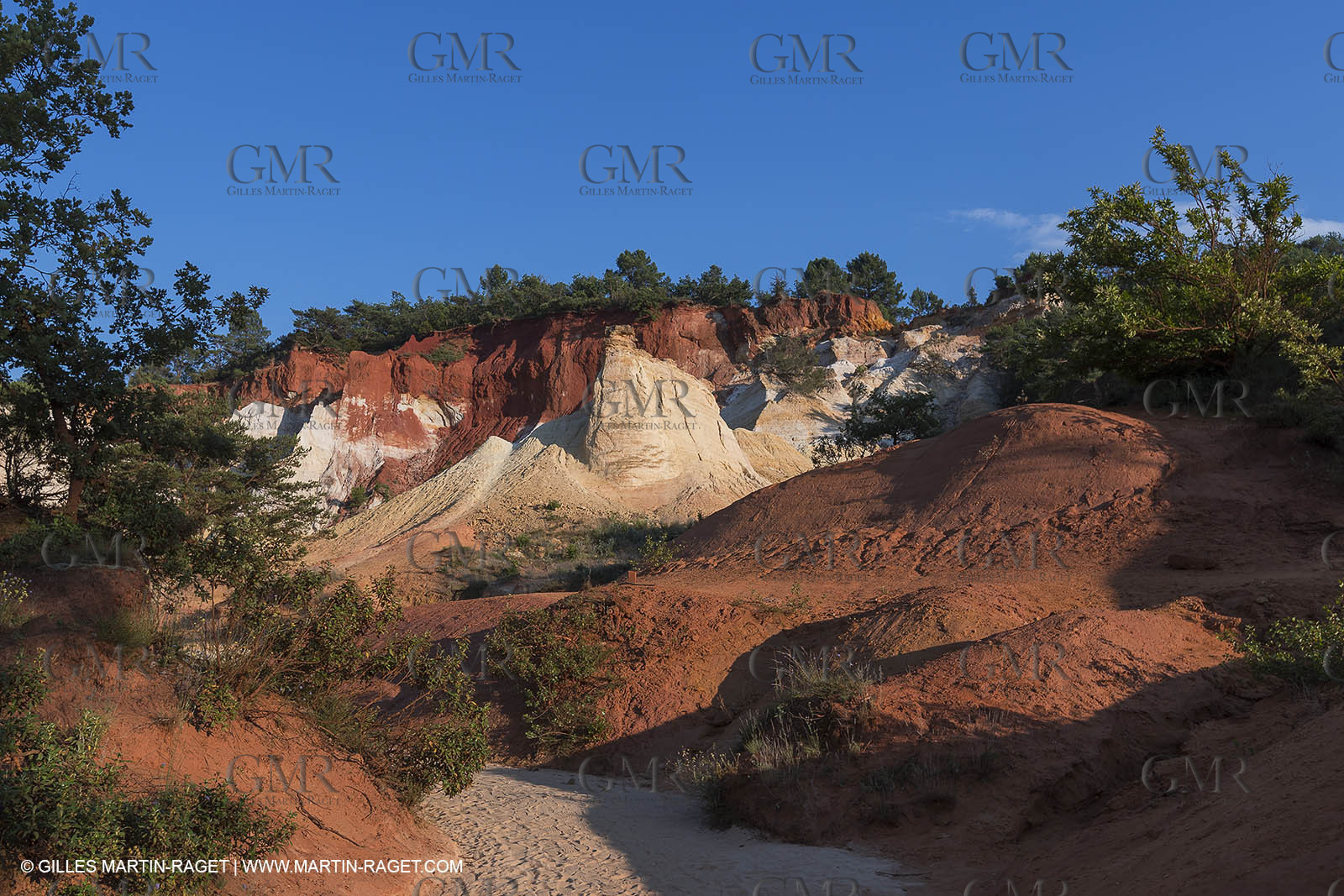 21 06 2018, Rustrel (FRA, 84), Anciennes carrières d'ocre