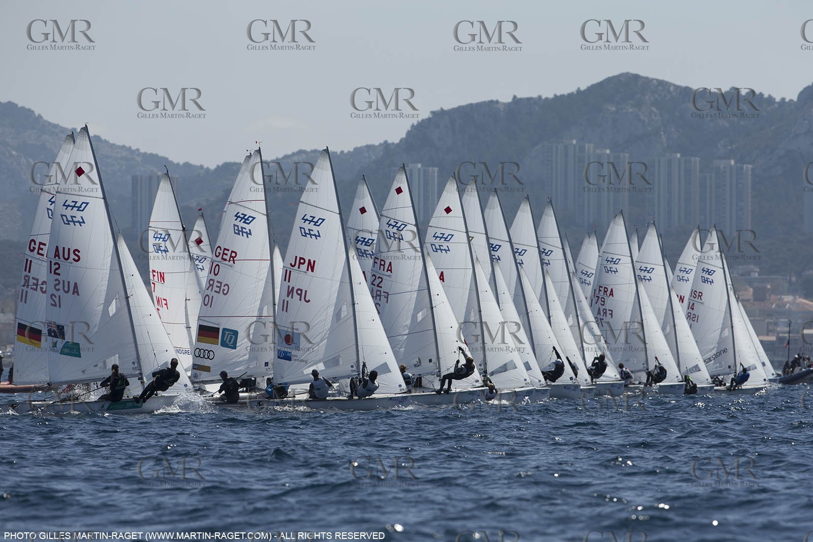 12 04 2015, Marseille (FRA), Yachting Club de la Pointe Rouge - Coupe Internationale de Printemps des 470, Final Day