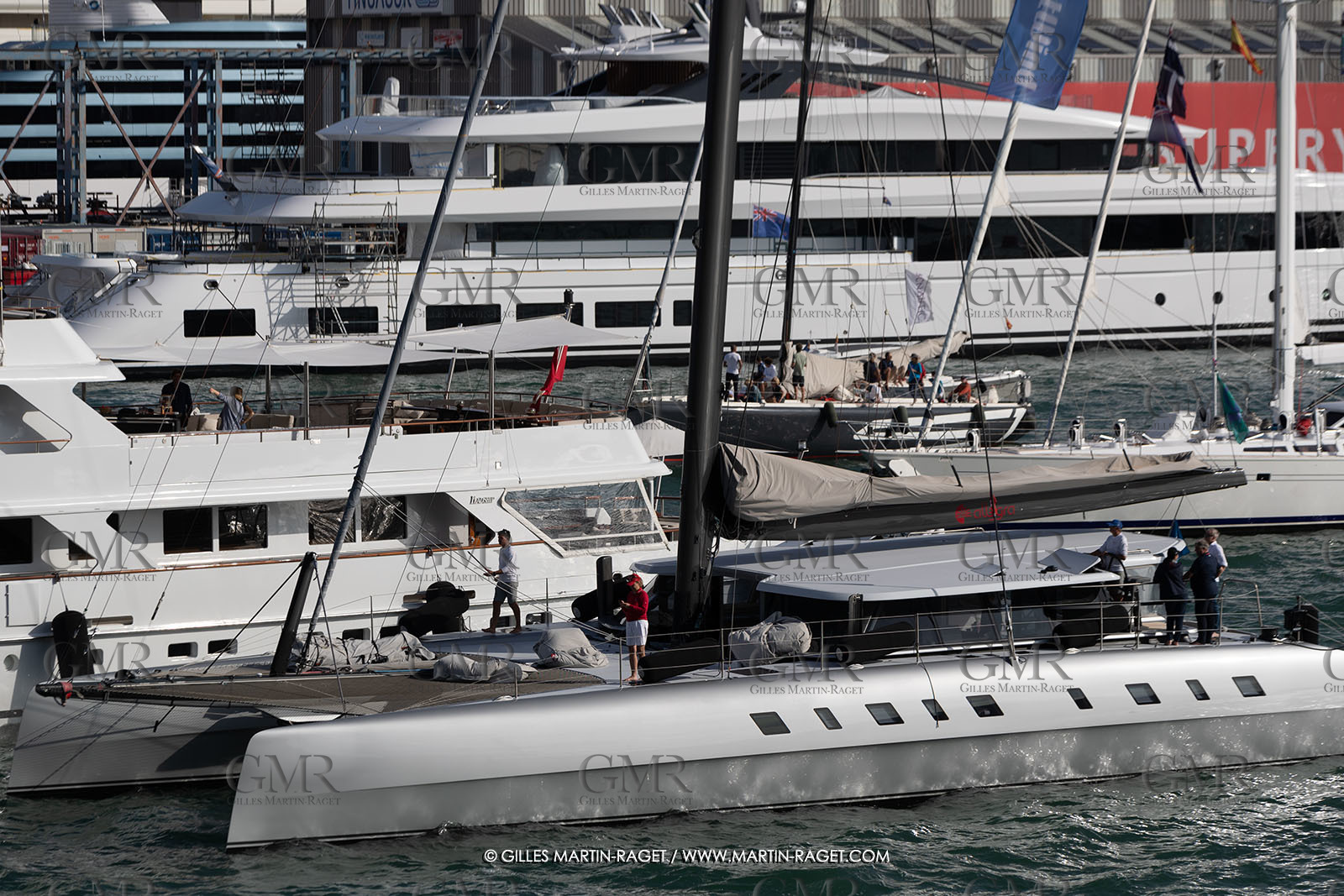 13 10 2024, Barcelona (ESP), Louis Vuitton 37th America's Cup, Final Match, Race Day 2
