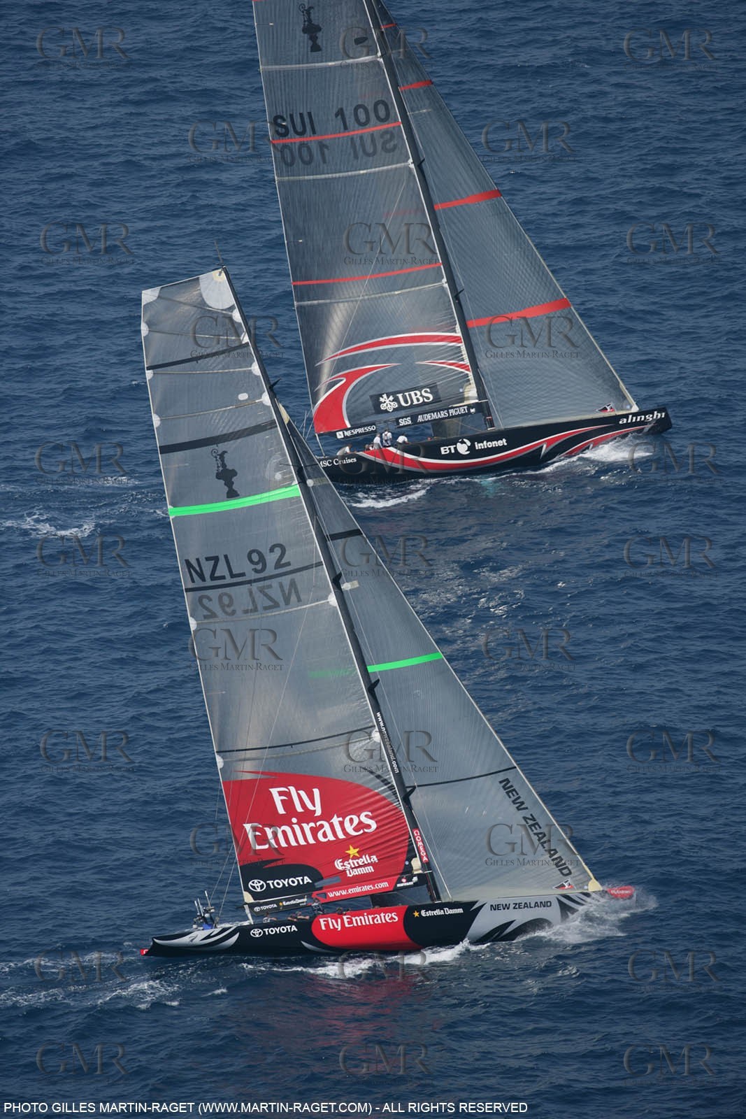 2' 06 2007-Valencia (Spain)- 32nd America's Cup - Final Match - Day 2