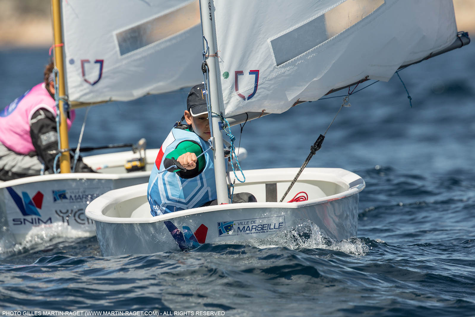 14 04 2016, Marseille (FRA,13), SNIM Dériveurs, Coupe Internationale de Printemps Optimist, Day 4