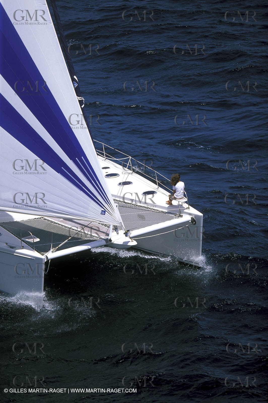 Cruising multihull sailing