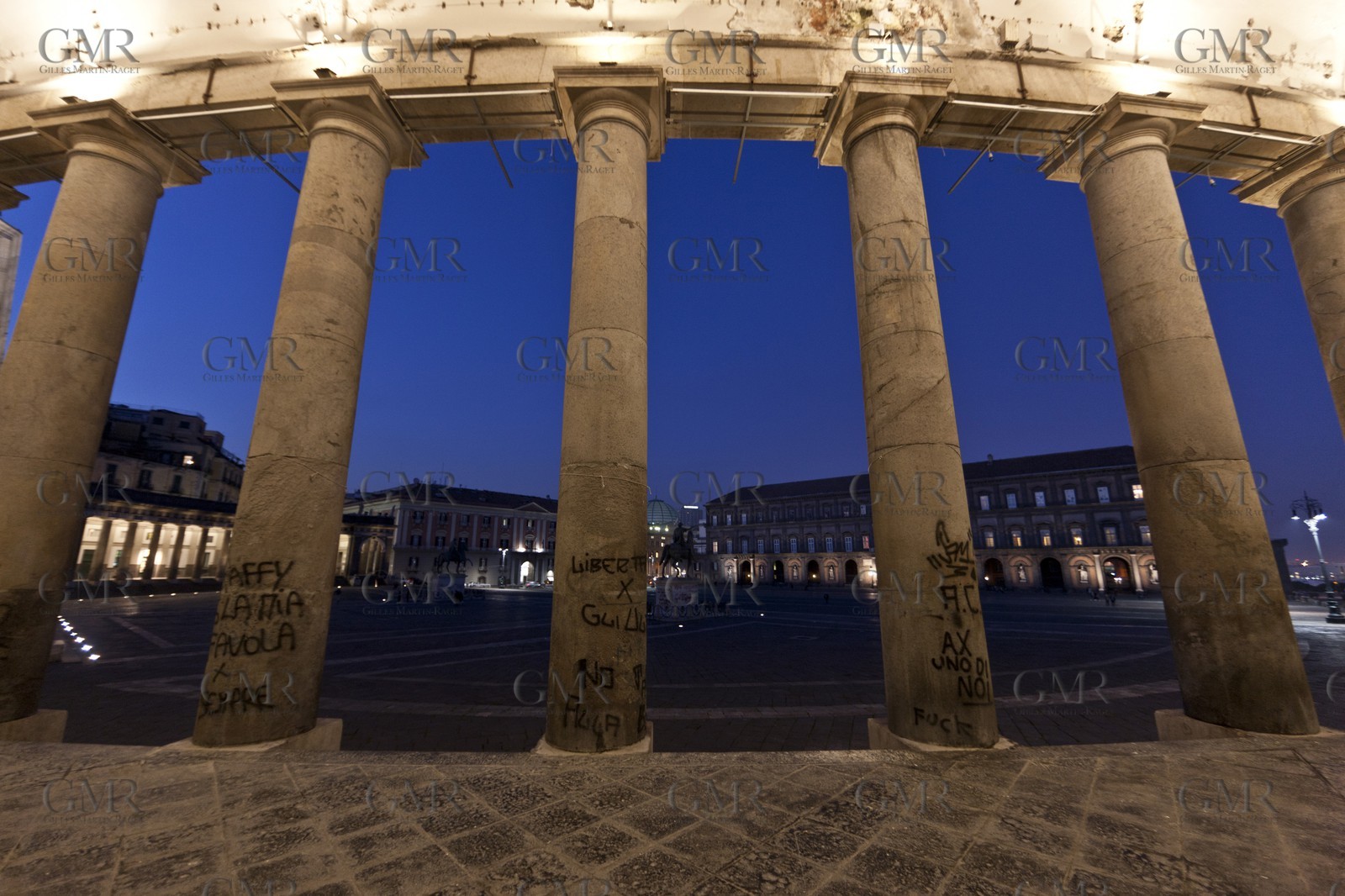 24 02 2012 - Naples (ITA) - 34th America's Cup - America's Cup World Series Naples 2012 - Naples Preview - Basilico San Francesco di Paola - Piazza Plebiscito