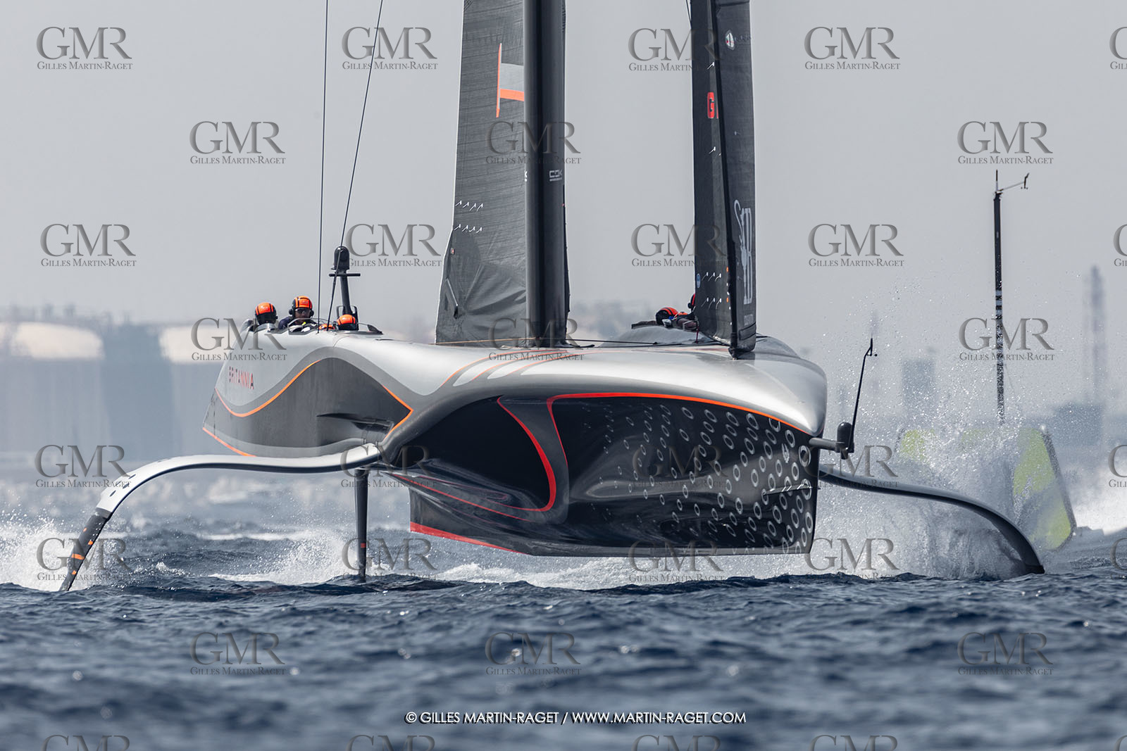 24 08 2024, Barcelona (ESP), Louis Vuitton 37th America's Cup, Louis Vuitton Prelilinary Regatta, Race Day 3