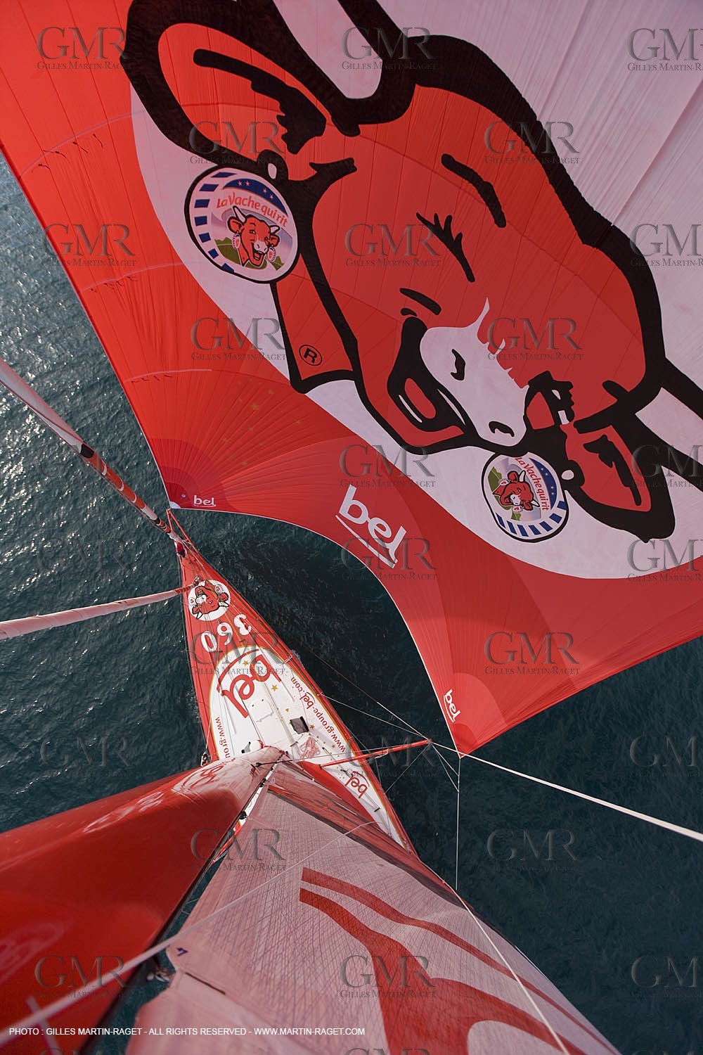 20 09 2007 - Marseille (FRA, 13) - IMOCA monohulls- GROUPE BEL (Kito de Pavant) - First sea trials - Onboard with Kito de Pavant and Sebastien Col