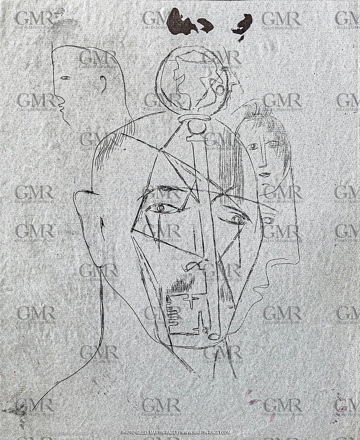 12 07 2020, St Rémy de Provence (FRA, 13) Oeuvre Germaine Richier, gravure