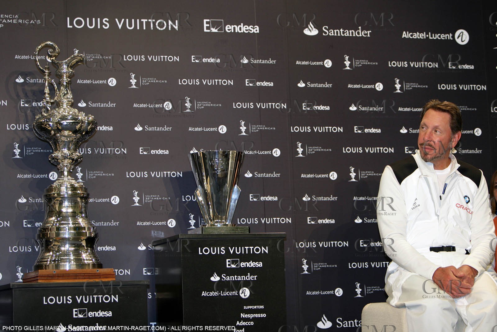 15 03 2007-Valencia (Spain)- 32nd America's Cup - Louis Vuitton Cup - RR1 - Heads of syndicate press conference
