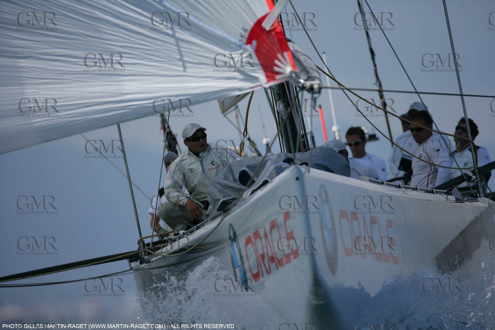 29 04 2007-Valencia (Spain)- 32nd America's Cup - Louis Vuitton Cup - RR2 - Day1 - BMW ORACLE Racing