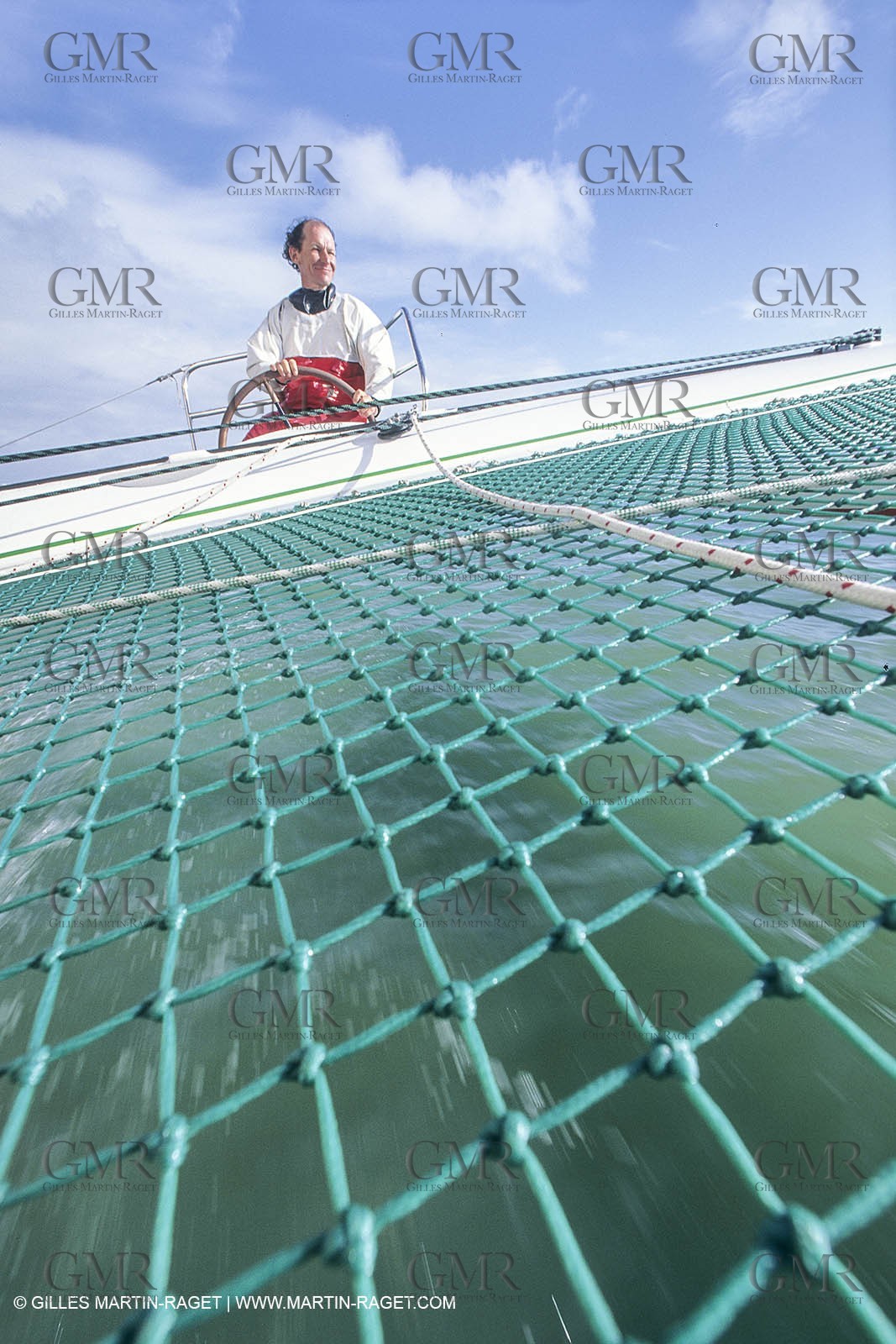 Sailing, Offshore Racing, Route du Rhum 1990, Fleury Michon IX, Philippe Poupon