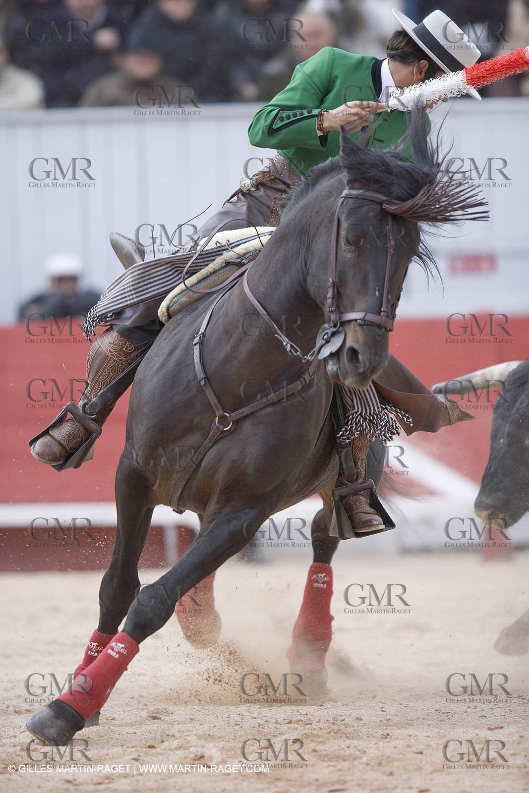 25 03 2008 - Arles (FRA, 13) - Feria 2008 - Bullfight with horses