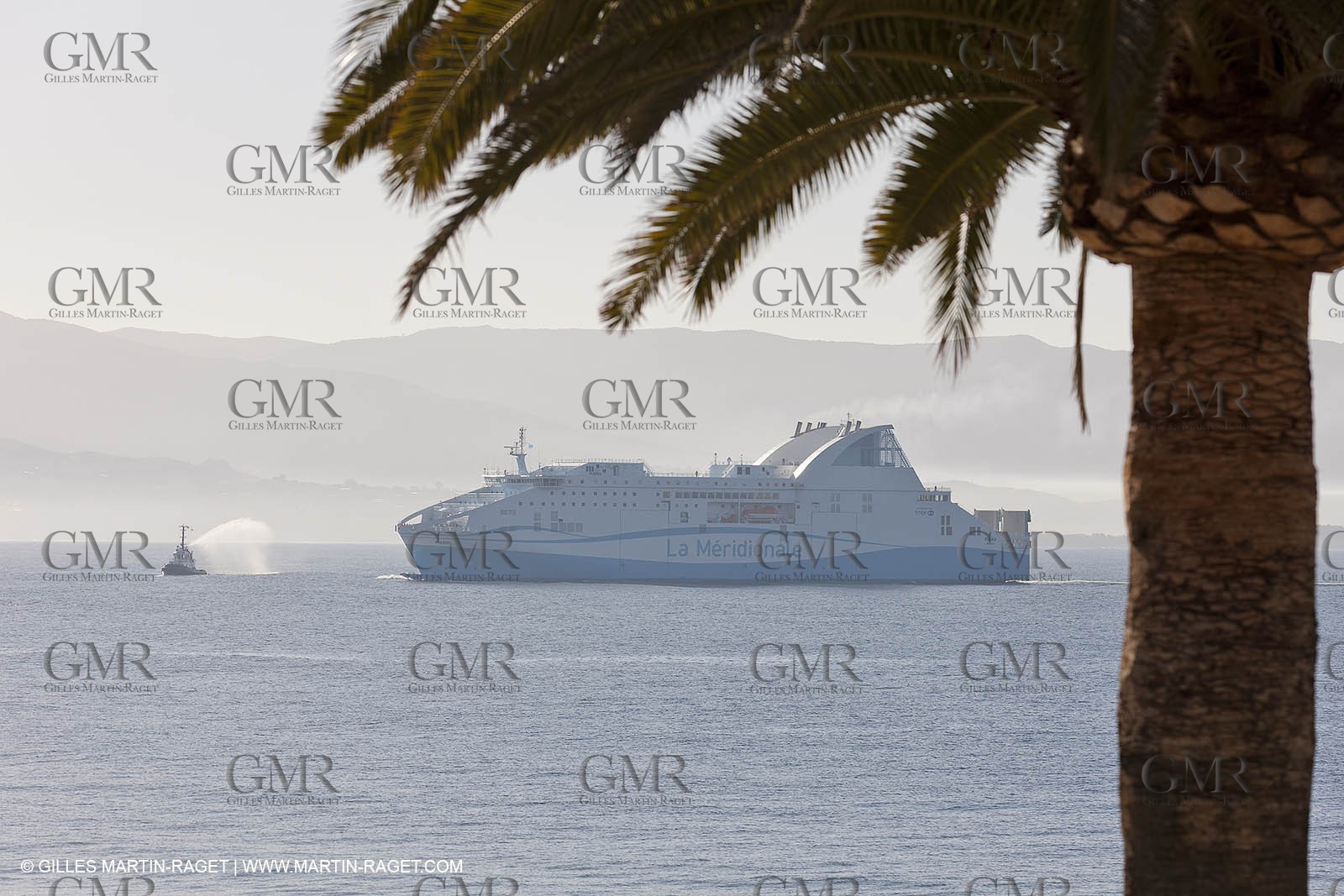 16 02 2012 - Ajaccio (FRA, Corse) -  La Méridionale shipping company- Piana at Ajaccio