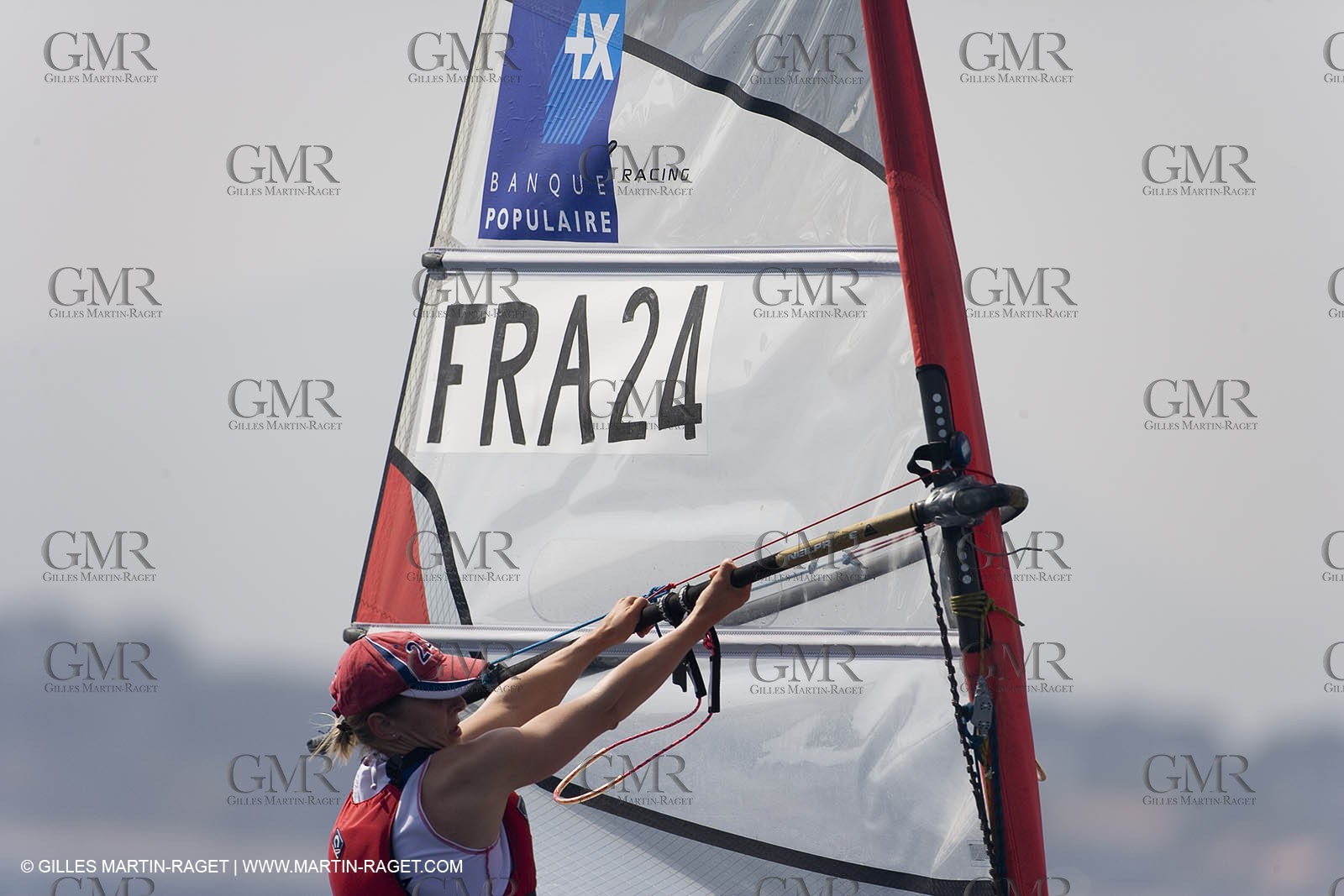 25 04 2007 - 2007 Semaine Olympique Française - Hyères (South of France) - Day 4 - Team France - RS:X - Vidal Lise