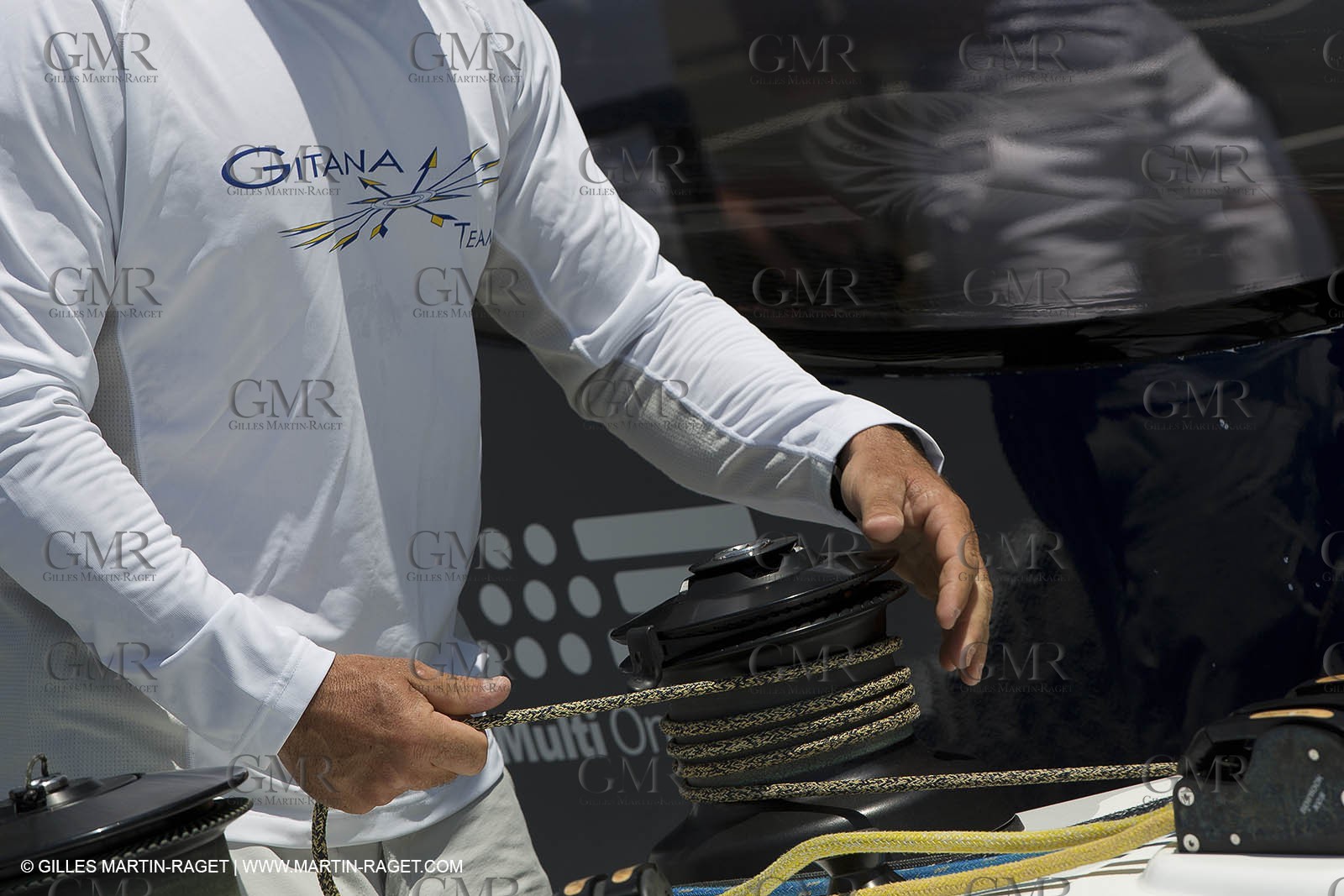 05 07 2012 - New York (USA) - Ocean Krys Race - Speed runs in fornt of NY city