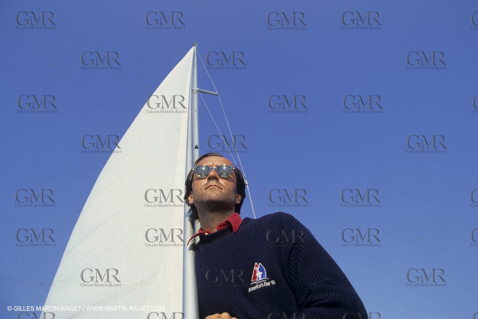 Sailing, cruising, people, only one man