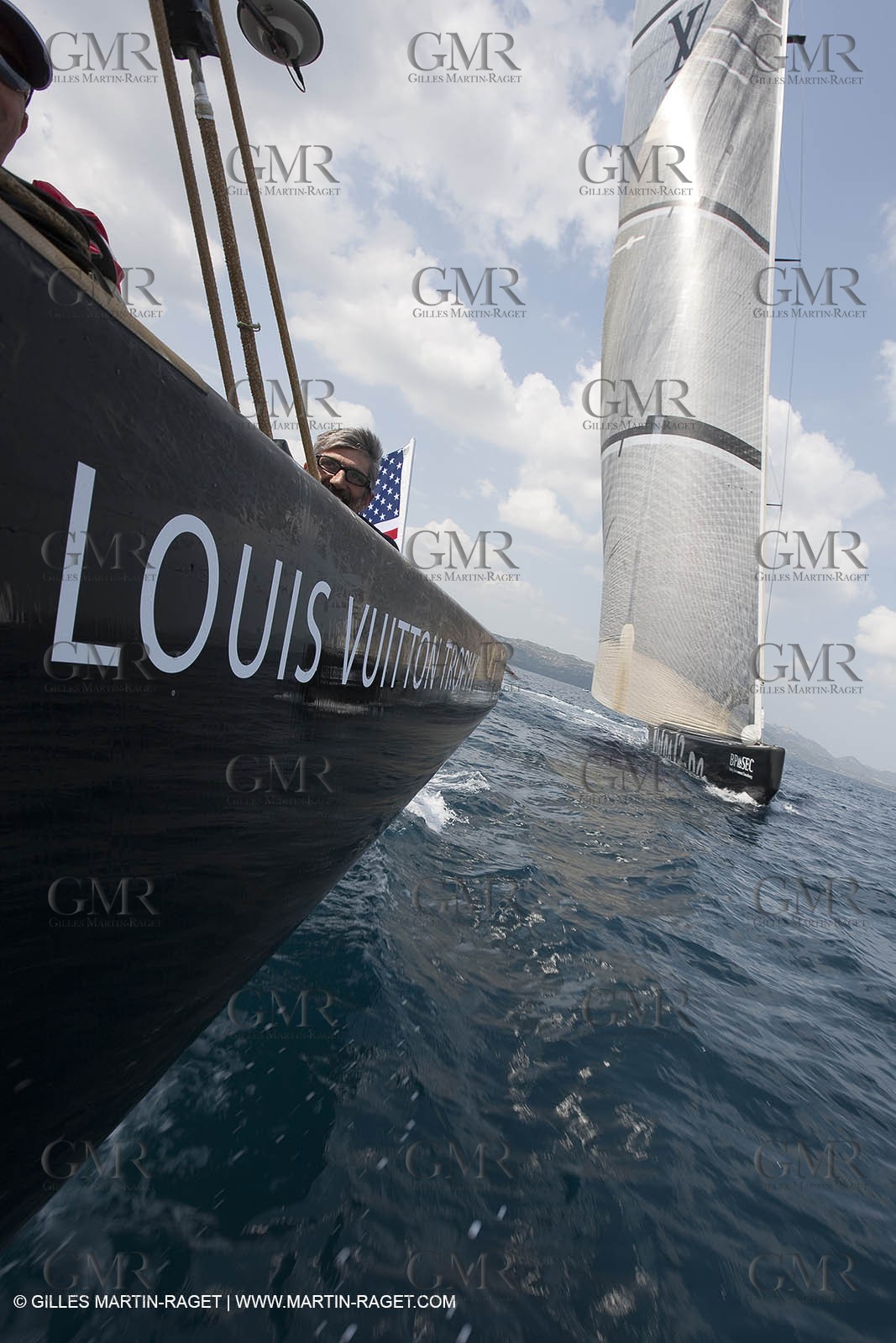 19 05 2010 - La Maddalena (ITA, Sardinia) Louis Vuitton Trophy - BMW ORACLE Racing - Training