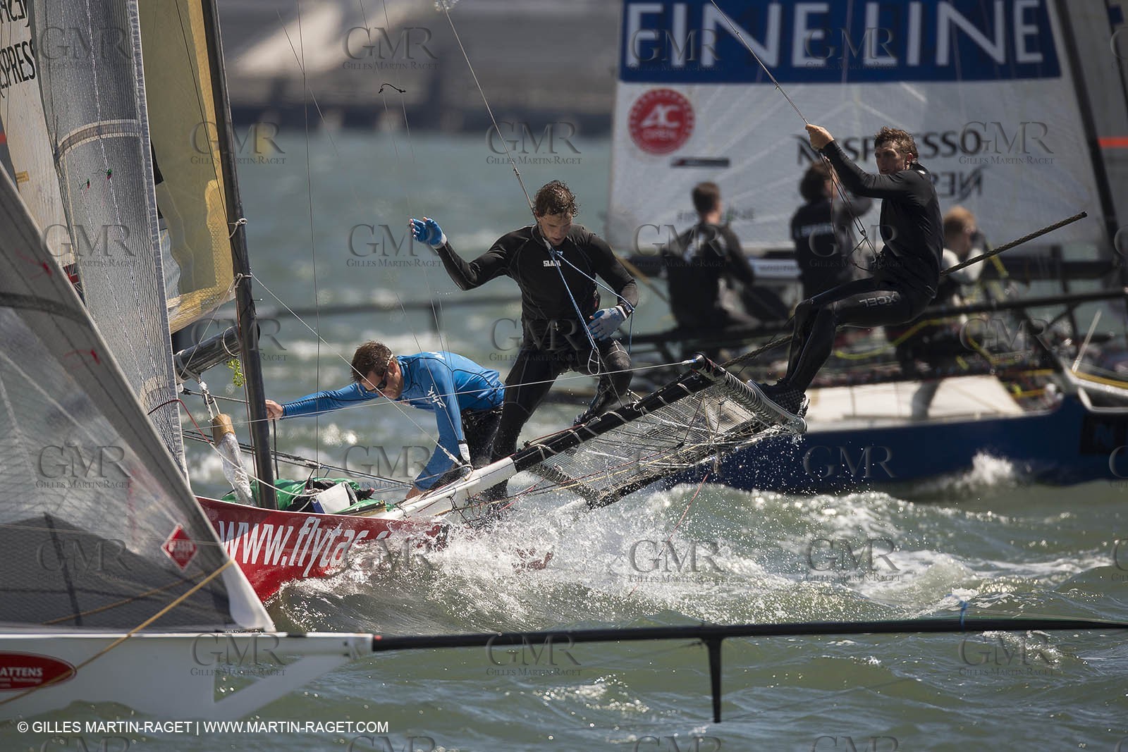 09 09 2013 - San Francisco (USA,CA) - 34th America's Cup - AC Open - 18ft racing