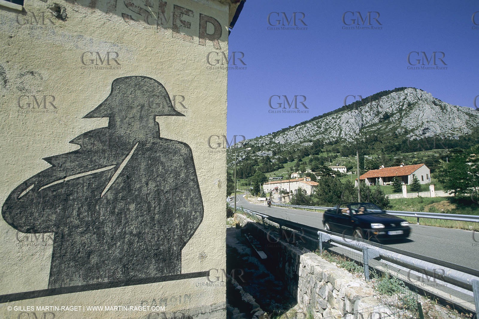 France, Provence, Route Napoleon, Napoleon Road