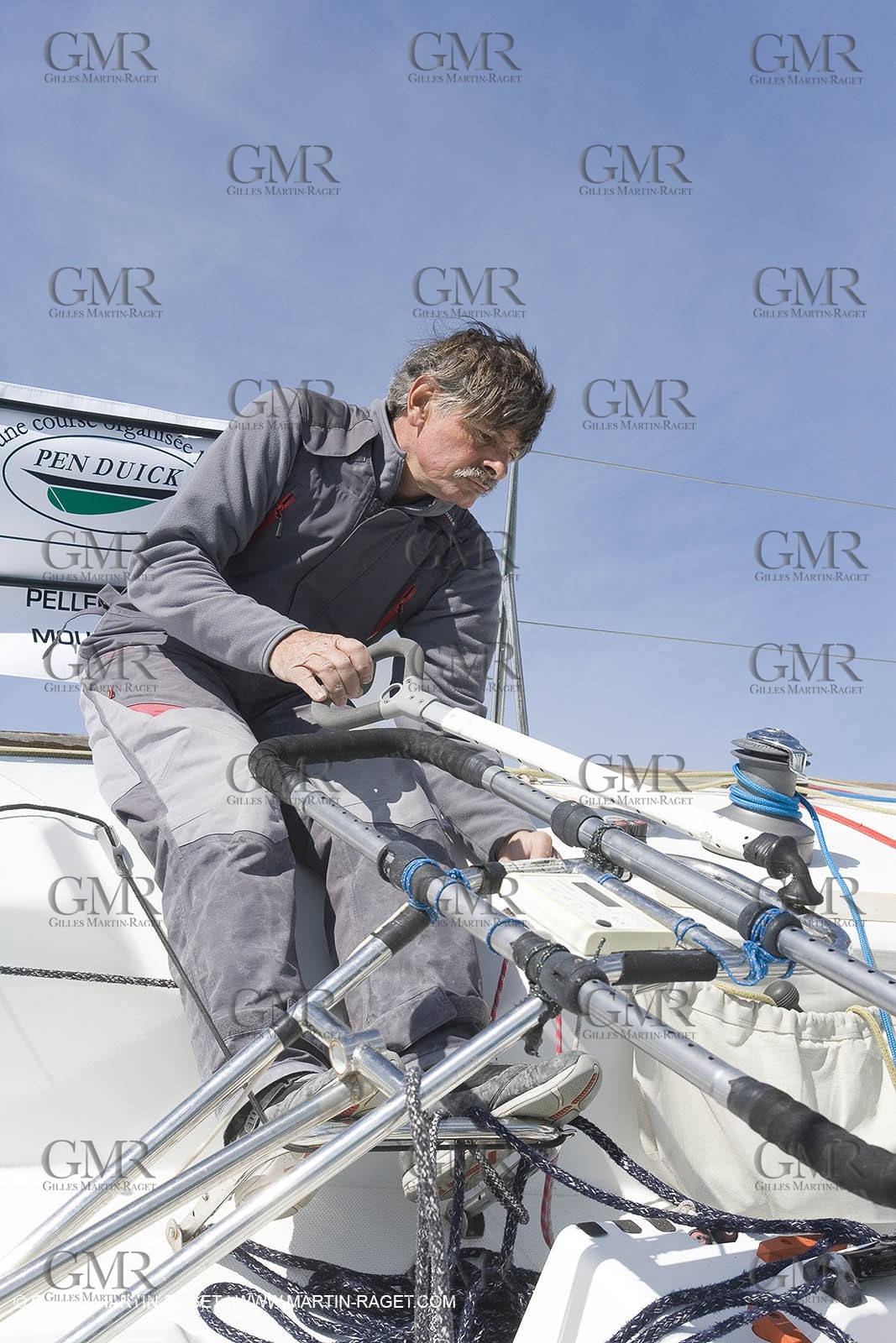 27 03 08- La Grande Motte- (FRA,34) Transat AG2R 2008- Jean-Paul Mouren- Laurent Pellecuer