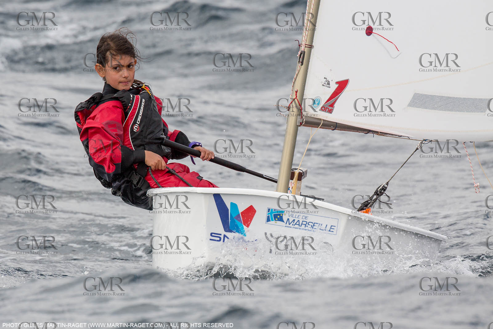 15 04 2016, Marseille (FRA,13), SNIM Dériveurs, Coupe Internationale de Printemps Optimist, Final Day