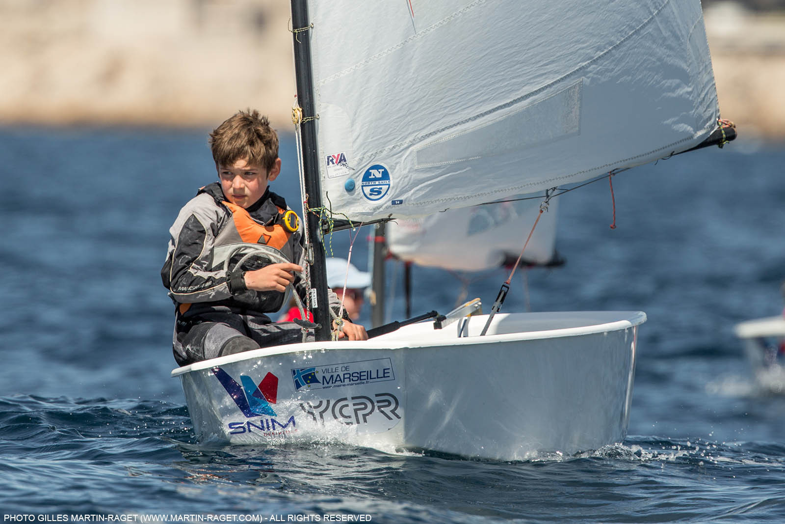 14 04 2016, Marseille (FRA,13), SNIM Dériveurs, Coupe Internationale de Printemps Optimist, Day 4
