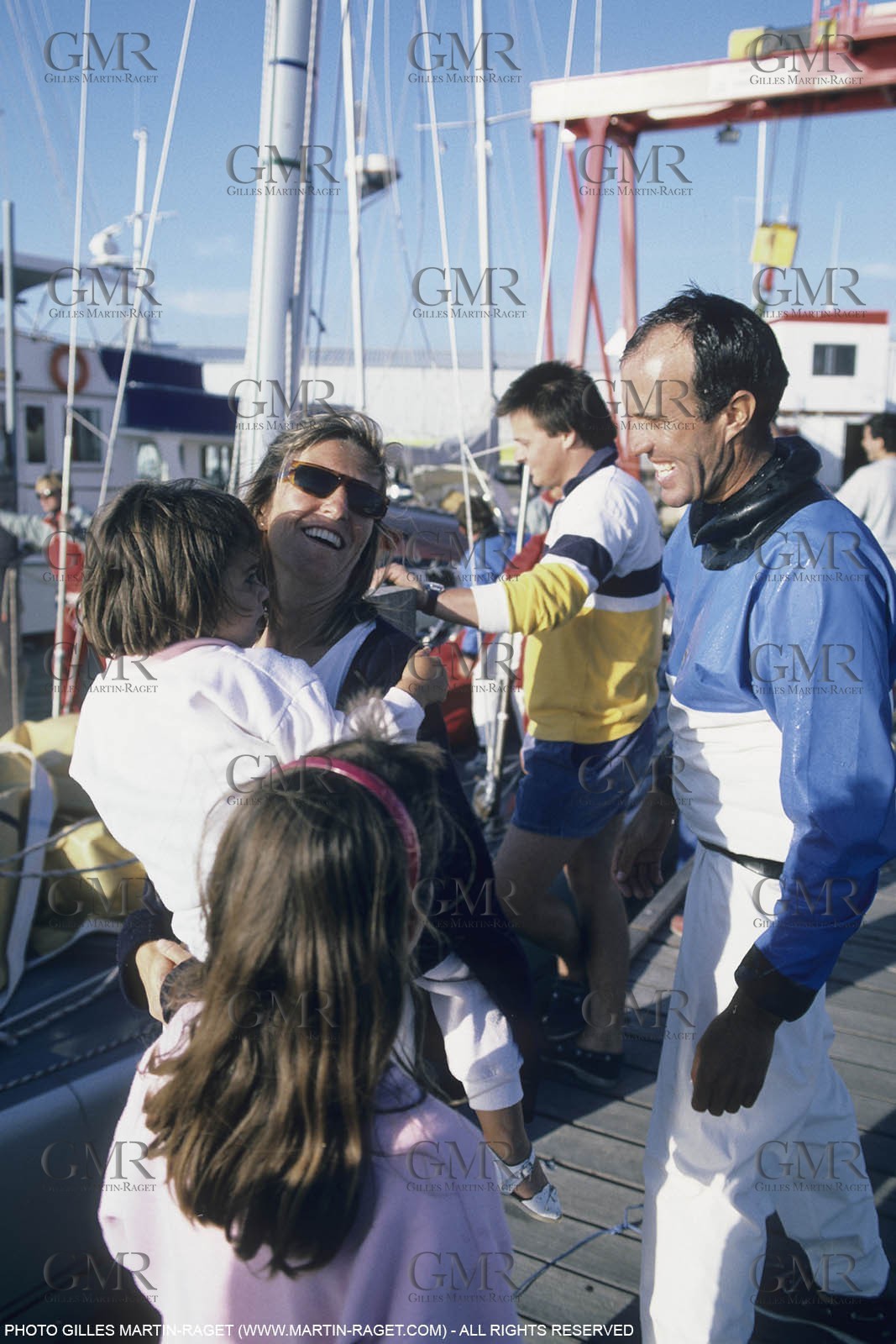 Sailing, Yacht Racing, America's Cup XVII, Fremantle (AUS,WA), 1987, French Kiss
