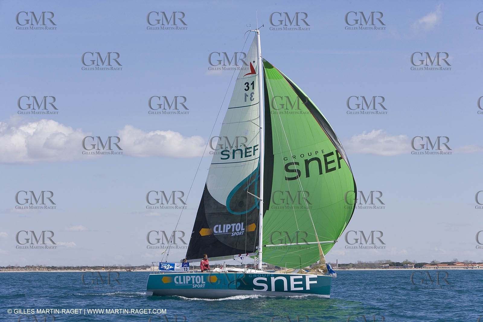 27 03 08- La Grande Motte- (FRA,34) Transat AG2R 2008- Jean-Paul Mouren- Laurent Pellecuer