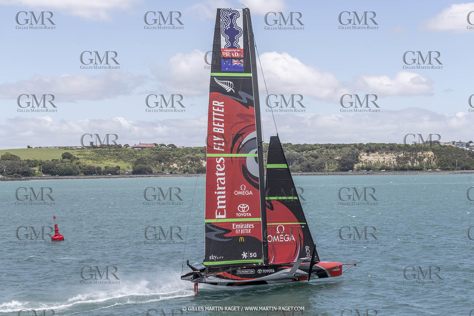 11 12 2020 - Auckland (NZL) - 36th America's Cup - Practice Sessions - Day 3 - Emirates Team New Zealand