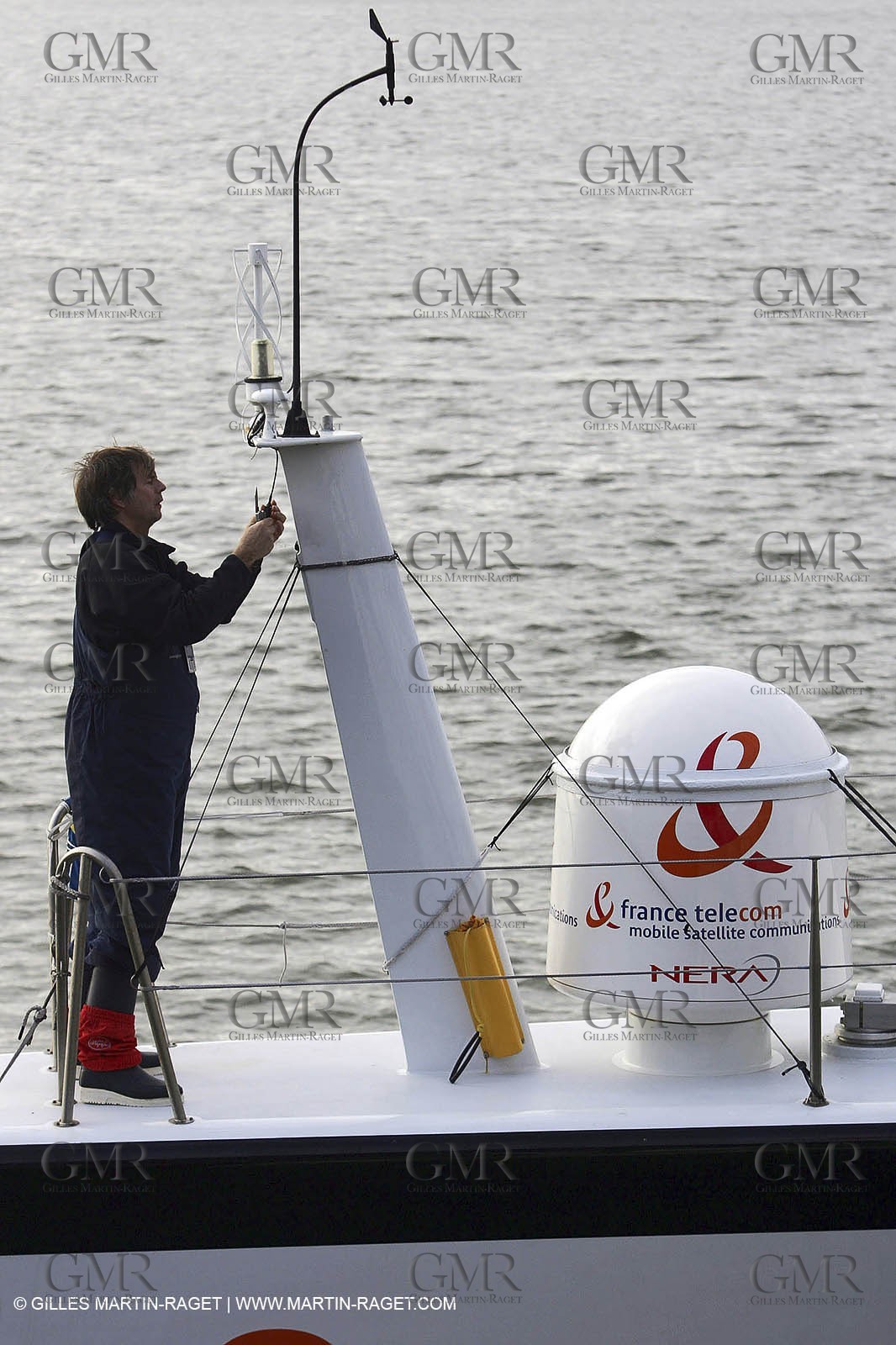 Orange II -2005 Jules Verne Trophy-Training in Bay of Biscay-Roger Nilson