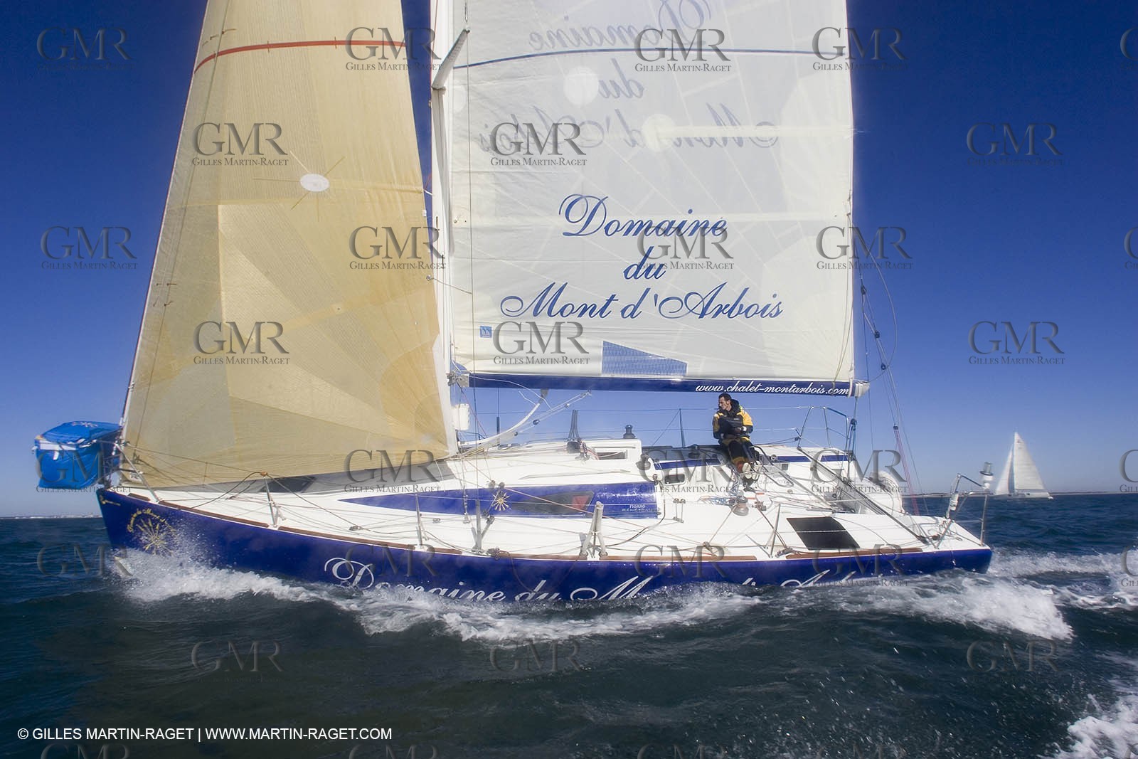 15 02 2007 - La Grande Motte (FRA) - Onedesign Figaro II - Thierry Duprey du Vorsent (Domaine de Monts d'Arbois)