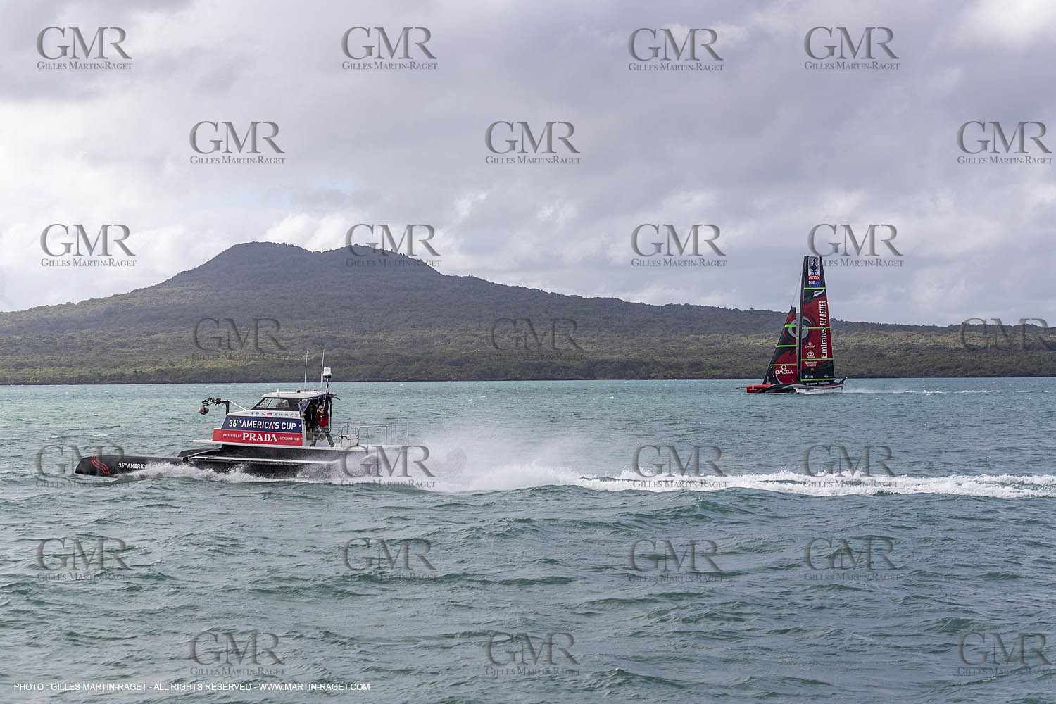 10 12 2020 - Auckland (NZL) - 36th America's Cup - Practice Sessions - Day 2 - TV Cat