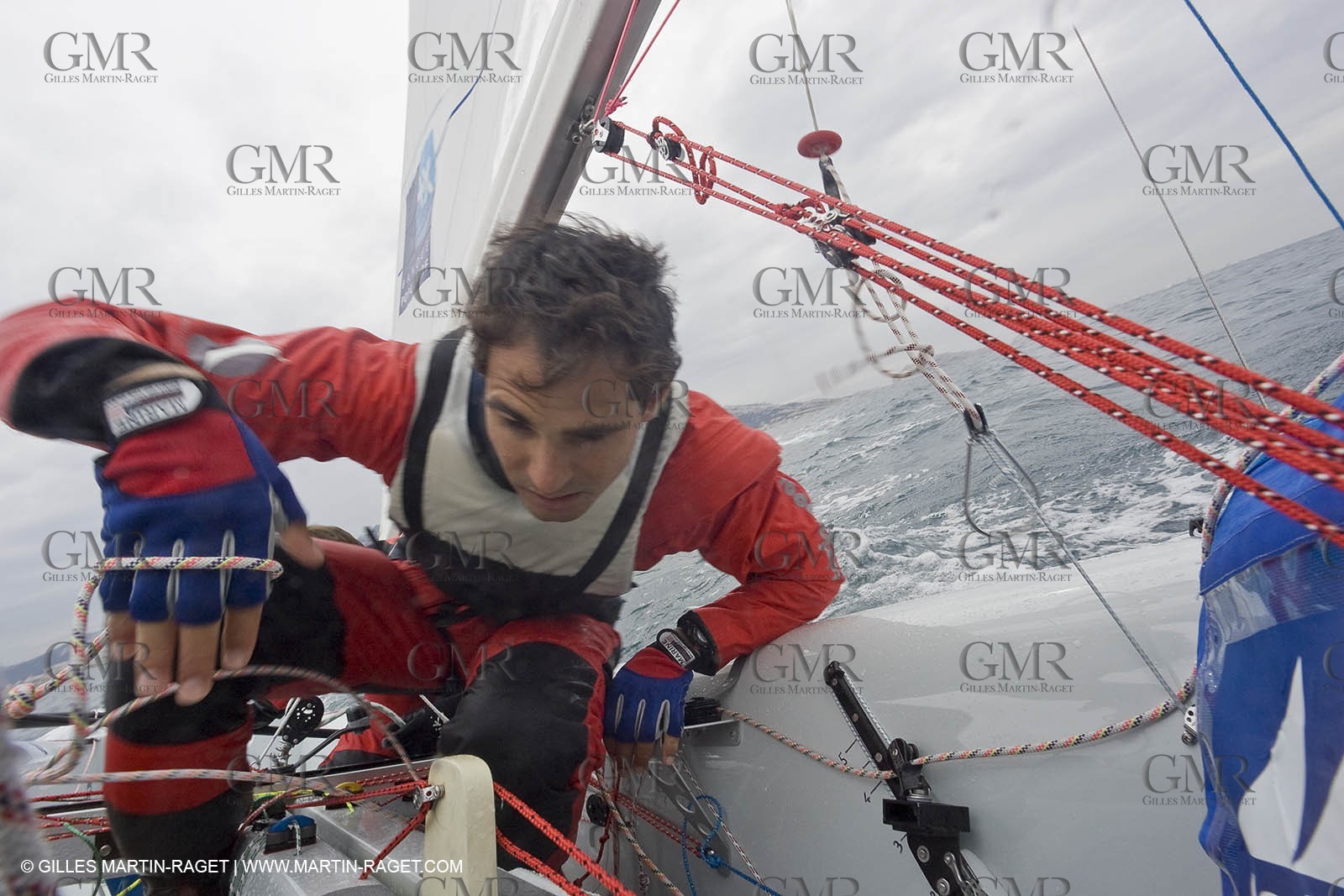 07 03 2008-Marseille (FRA, 13) Nicolas Charbonnier Olivier Bausset training