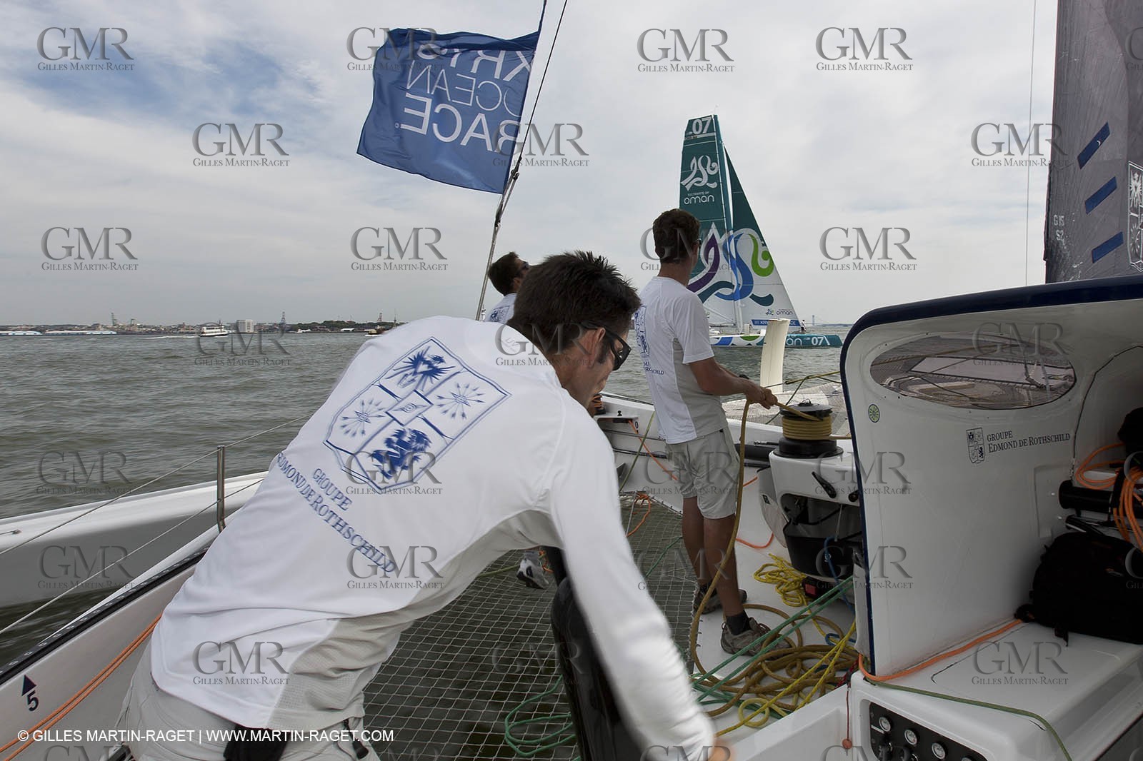 05 07 2012 - New York (USA) - Ocean Krys Race - Speed runs in fornt of NY city