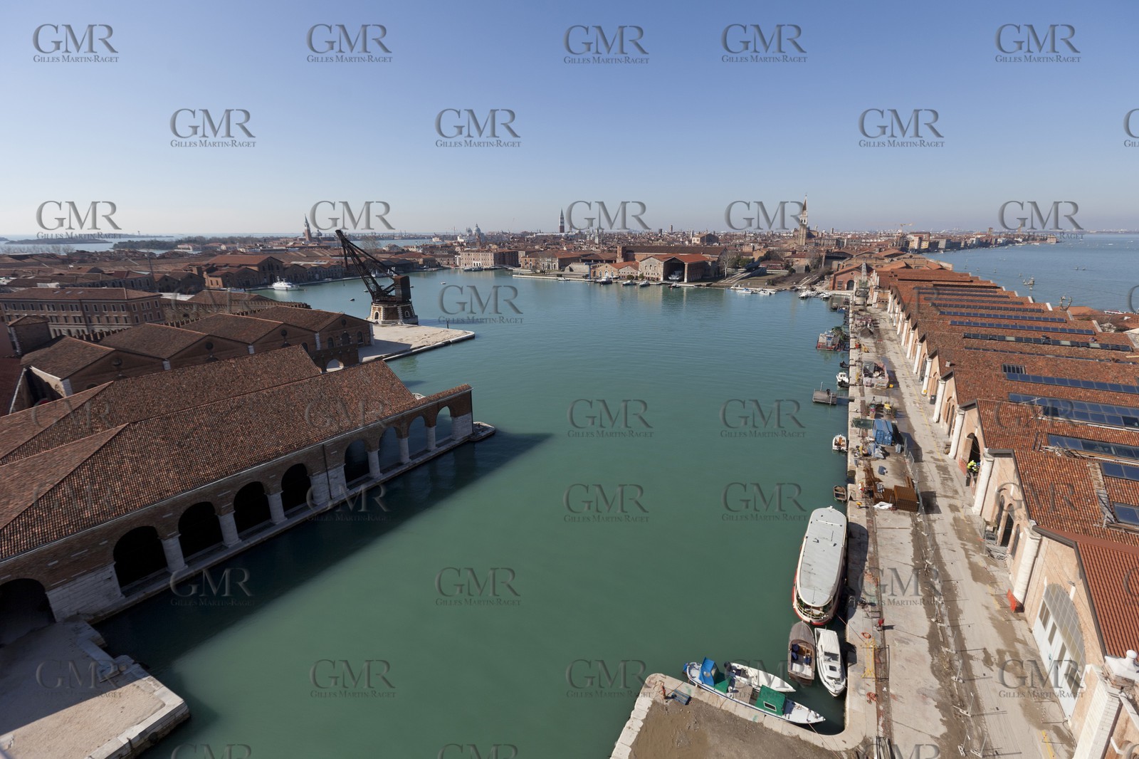 20 02 2012 - Venezia (ITA) - 34th America'sCup - Venezia 2012 America's Cup World Series - The Arsenale where the AC45 moorings, public village, media center and Club 45 will be located
