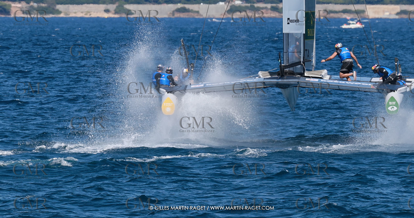 10 09 2025, Saint-Tropez,(FRA), Rockwool SailGP France Saint-Tropez, Race Day 1