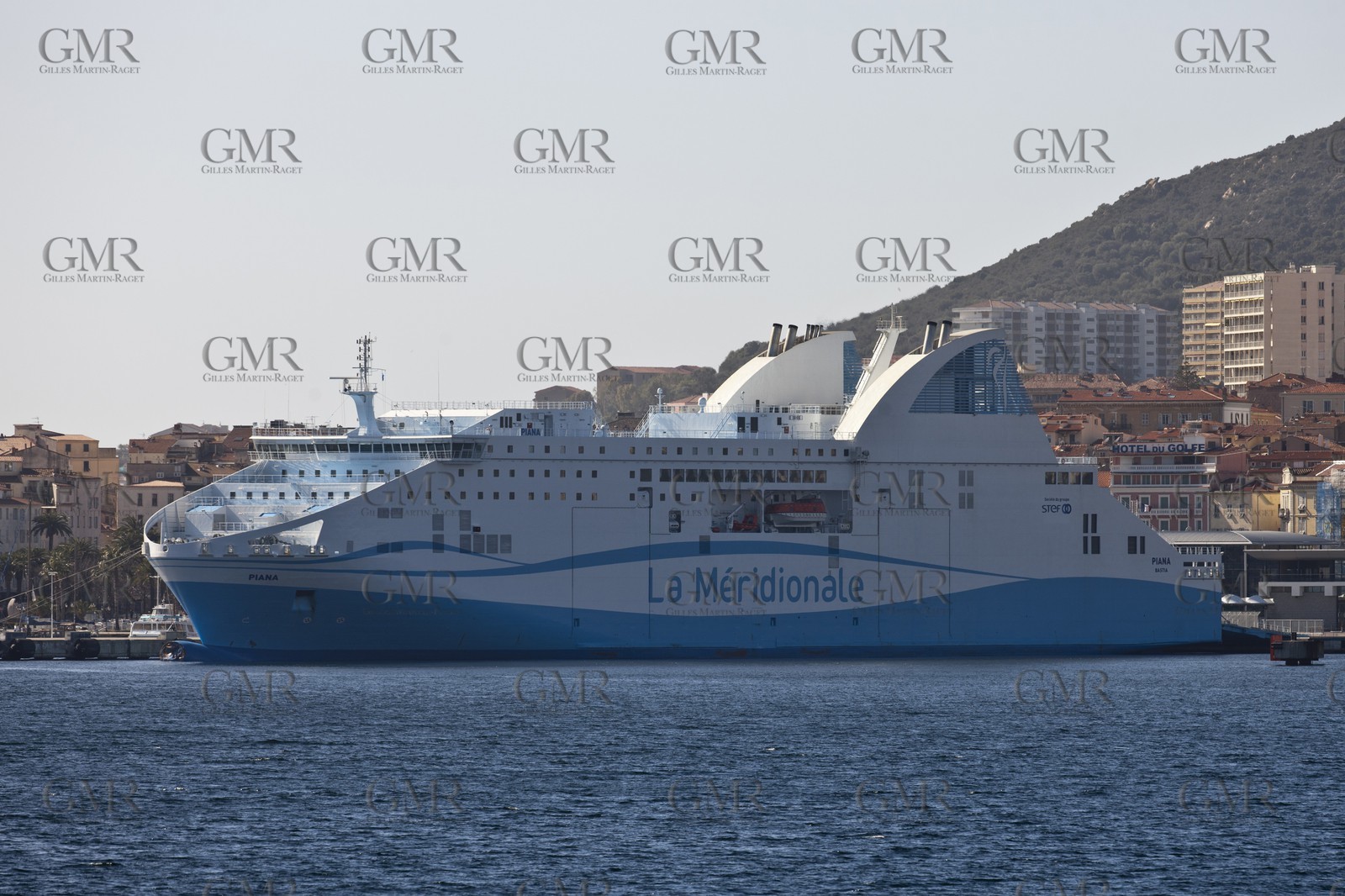 16 02 2012 - Ajaccio (FRA, Corse) -  La Méridionale shipping company- Piana at Ajaccio