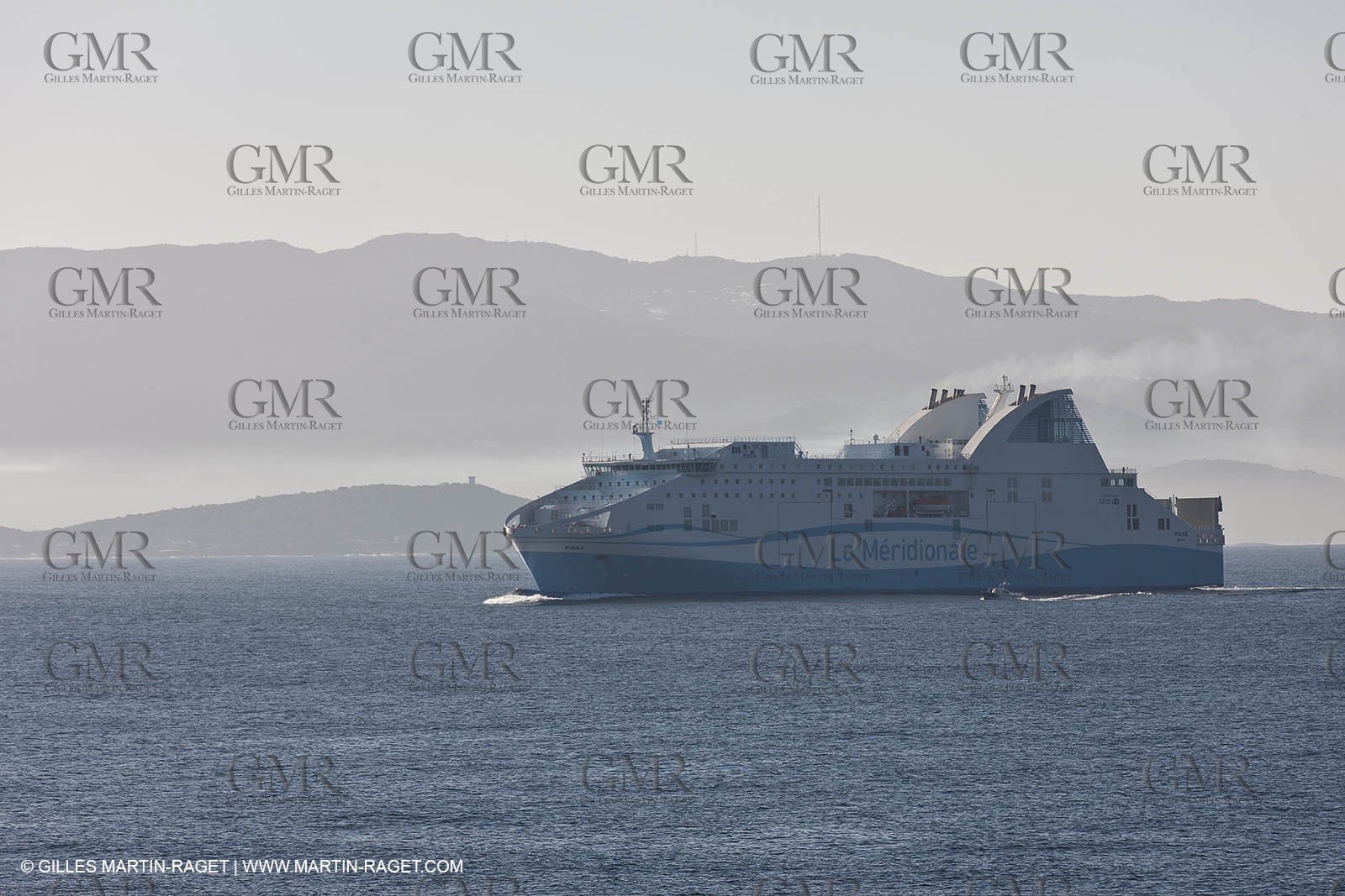16 02 2012 - Ajaccio (FRA, Corse) -  La Méridionale shipping company- Piana at Ajaccio