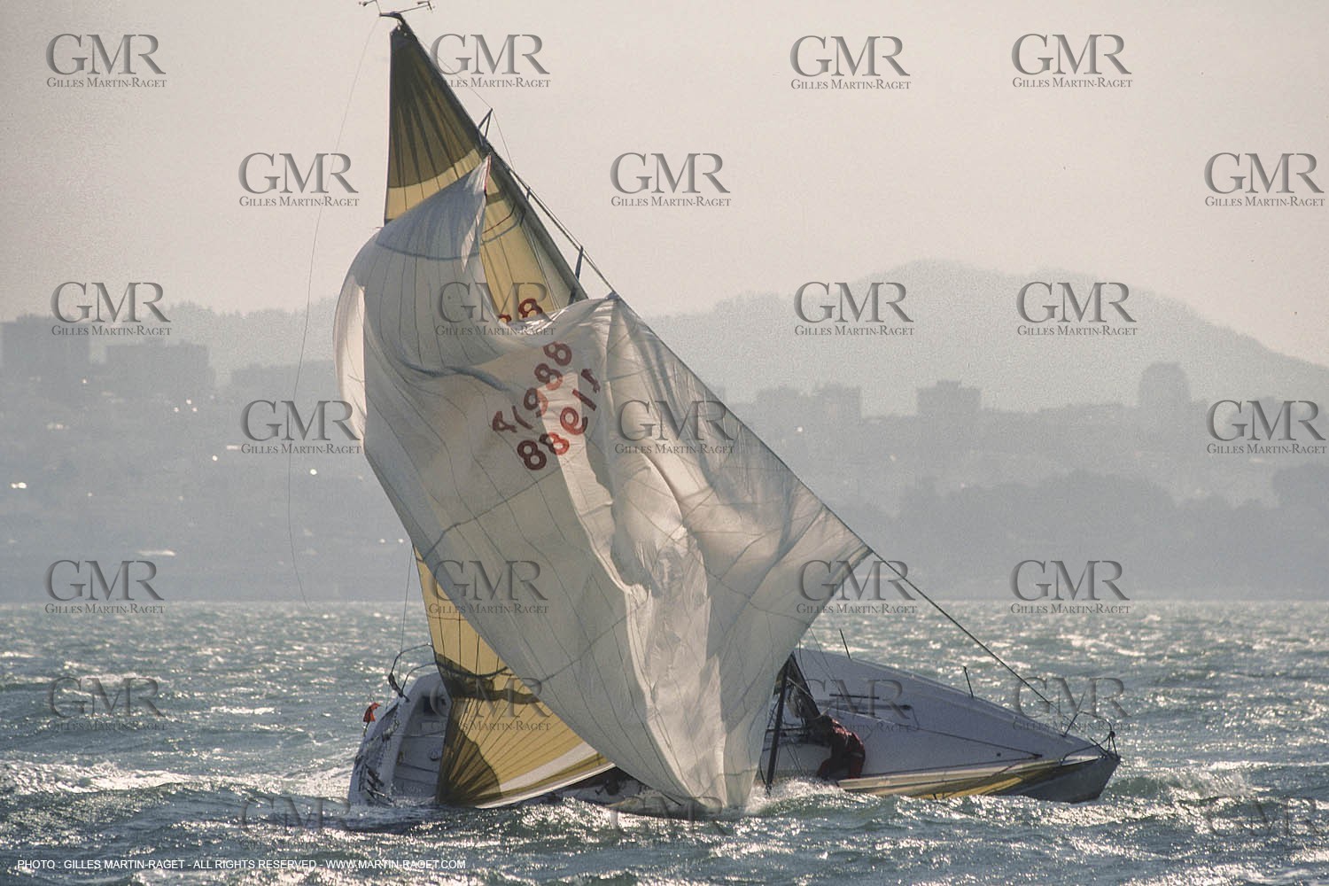 Sailing, Yacht Racing, One Ton Cup 1987, San Francisco (USA, CA)