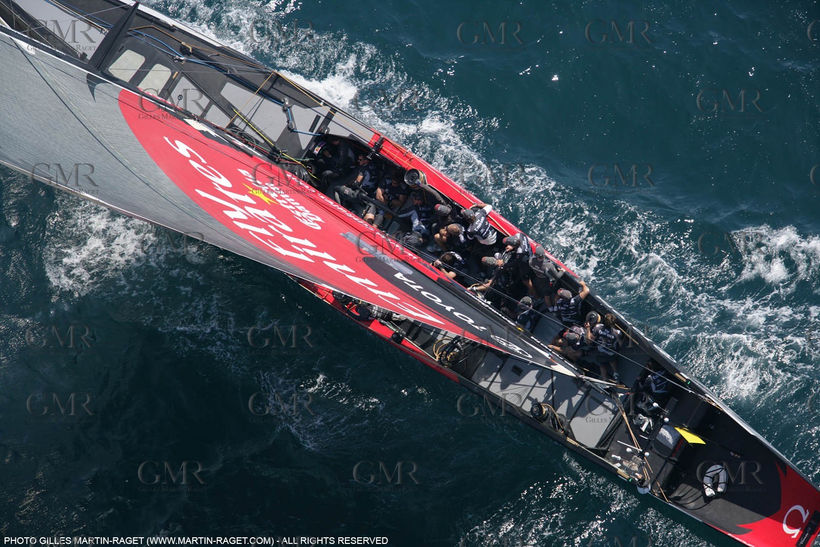 09 05 2007-Valencia (Spain)- 32nd America's Cup - Louis Vuitton Cup - RR2 - Day 11 - BMW ORACLE Racing
