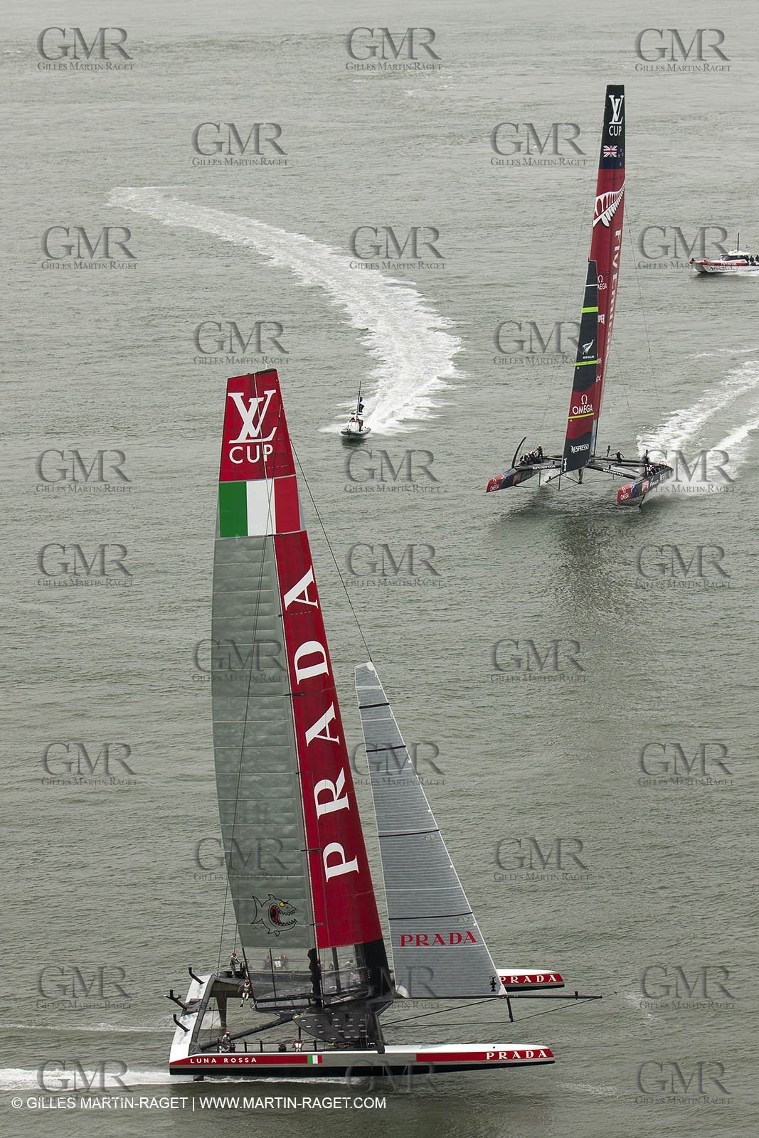 23 08 2013 - San Francisco (USA,CA) - 34th America's Cup - Louis Vuitton Cup Final, Day 5, Emirates Team New Zealand Vs Luna Rossa