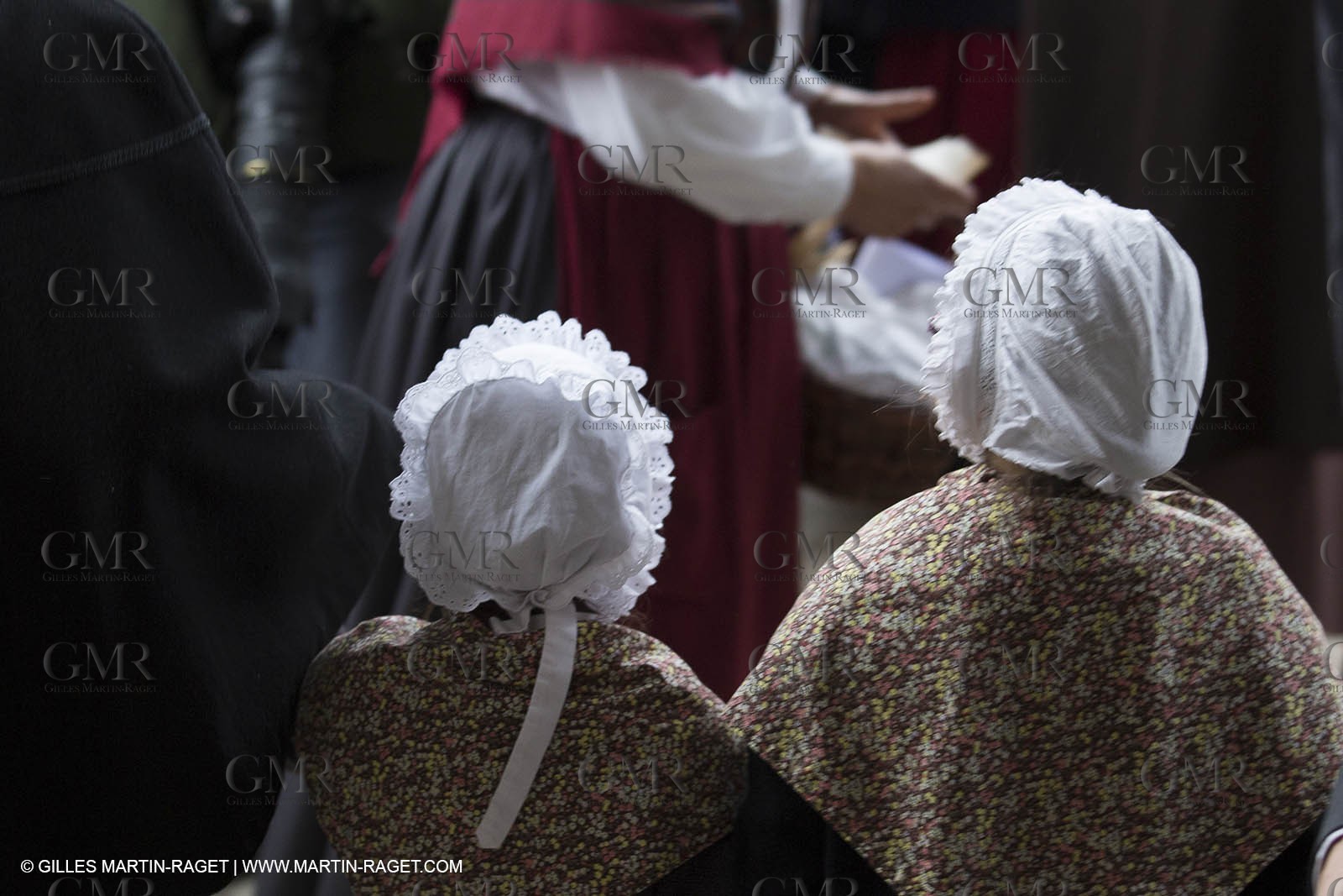 13 01 2012 - Marseille (FRA,13), Opening week-end for MP 2013, European capital of Culture, Traditional costumes from Provence
