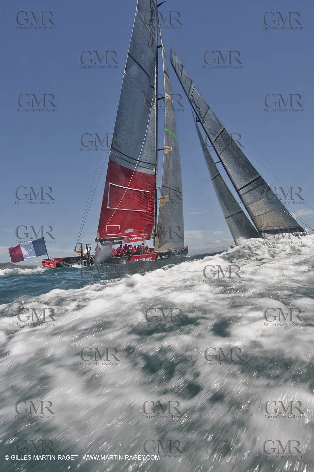 21 01 2009 - Auckland (NZL) -  Louis Vuitton Pacific Series - BMW ORACLE Racing - Training