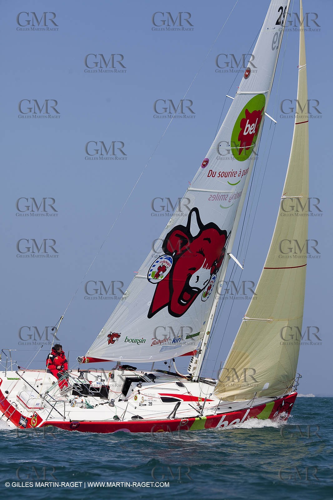 13 03 2010 -  La Grande Motte   Port Camargue (FRA) - Groupe Bel - Kito de Pavant   Sebastien Audigane training for Transat AG2R