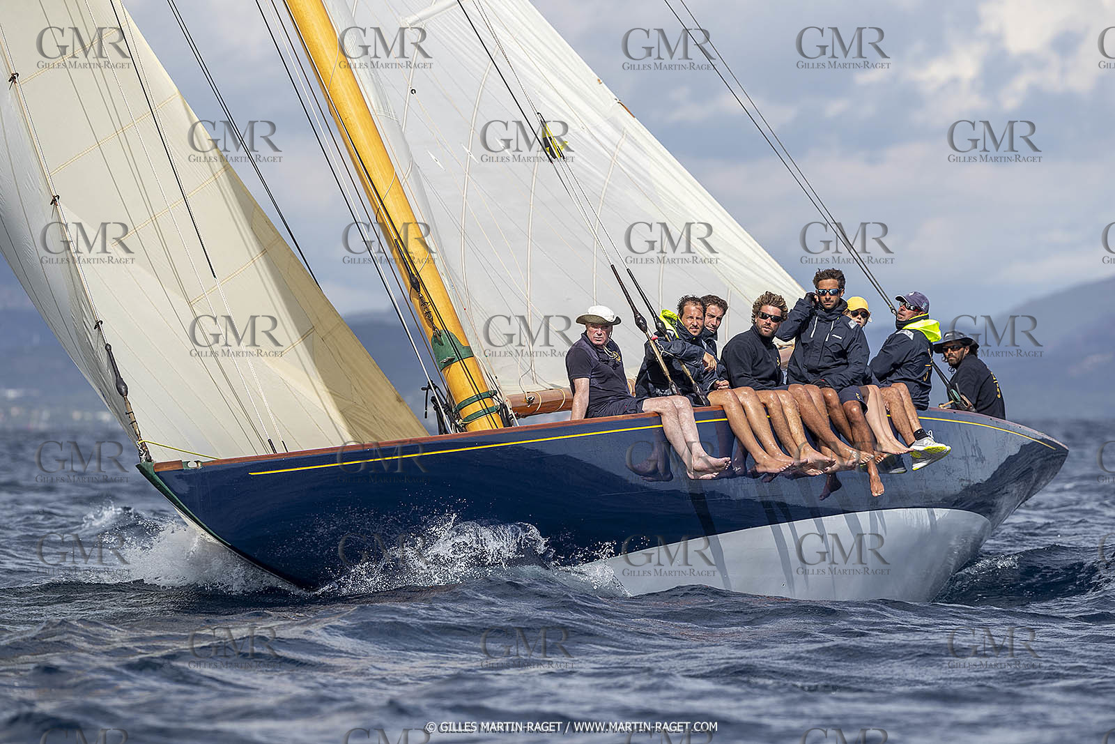 25 09 2022, Saint-Tropez (FRA, 83), Les Voiles de Saint-Tropez 2022, Arrivée des bateaux et de la Coupe d'Automne du Yacht Club de France