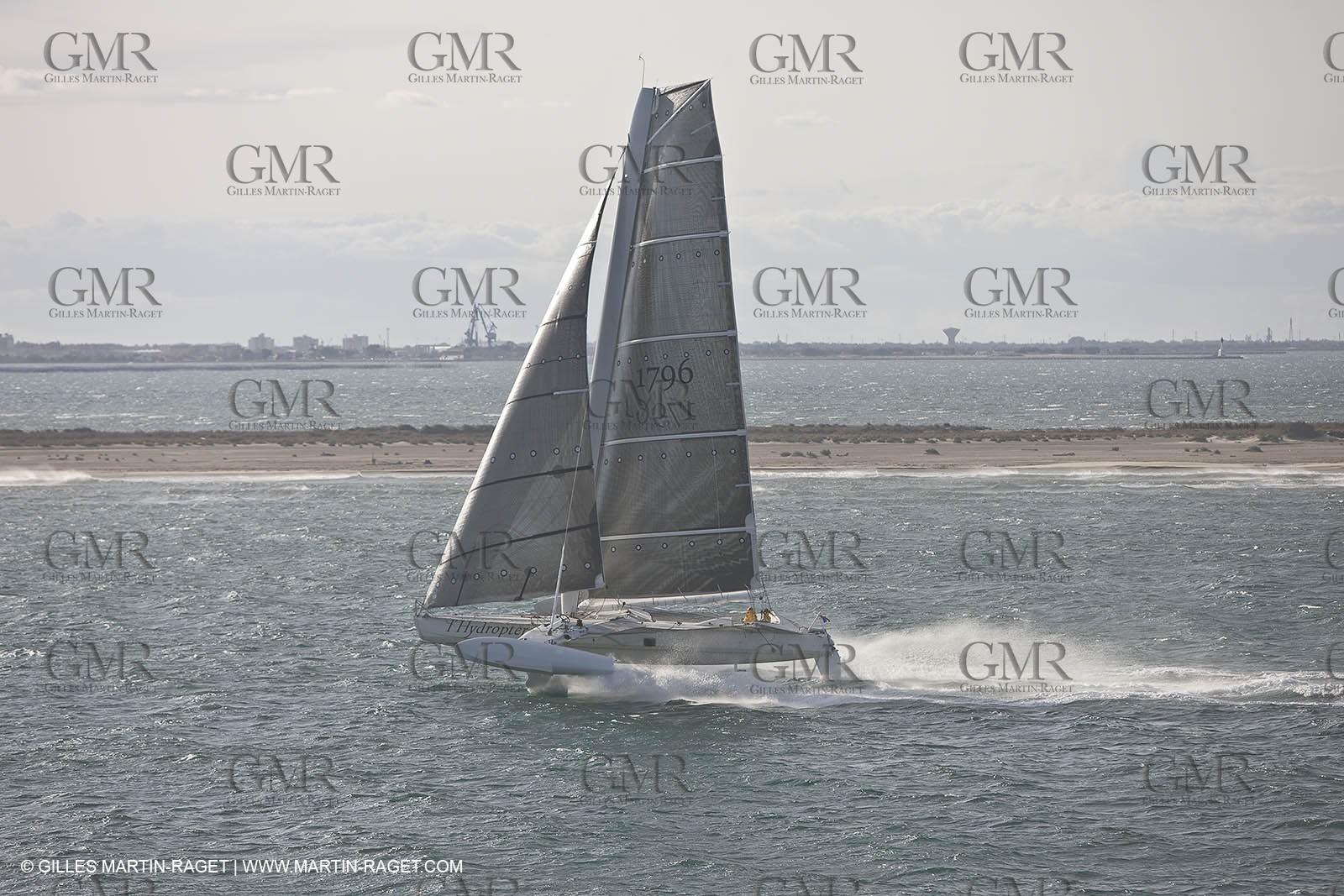 03 10 2008 - Fos   mer (FRA, 13) - L'Hydroptère - Speed record attempt