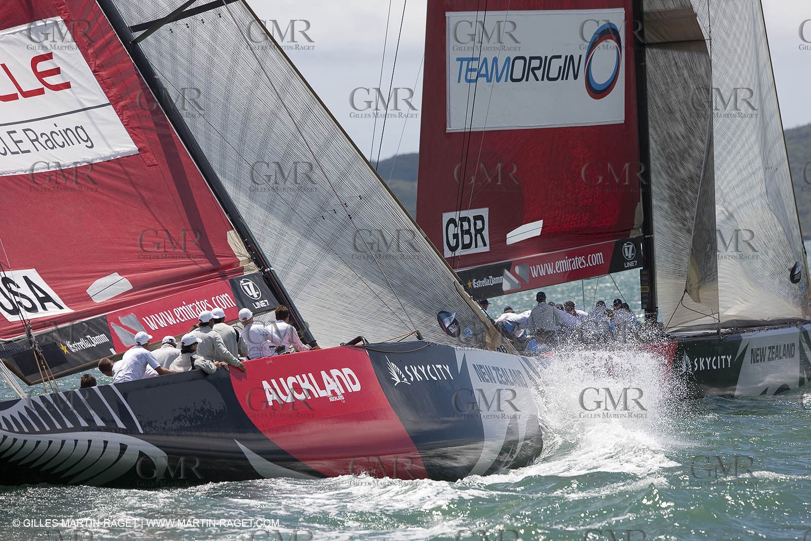 06 02 2009 - Auckland (NZL) -  Louis Vuitton Pacific Series -  Racing Day 6 - Round Robin 2