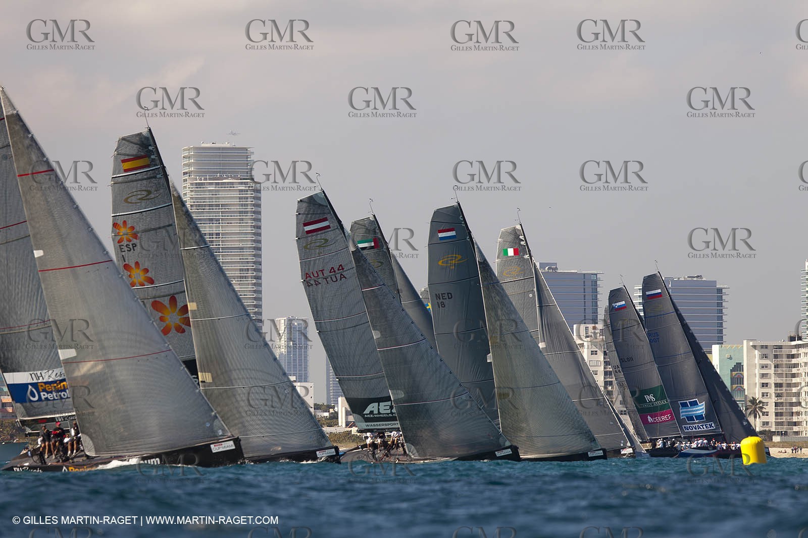 06 12 2010 - Miami (USA, FLA) - 2010 RC 44 World Champîonship - Oracle RC 44 Cup Miami - Day 6 - Fleet racing